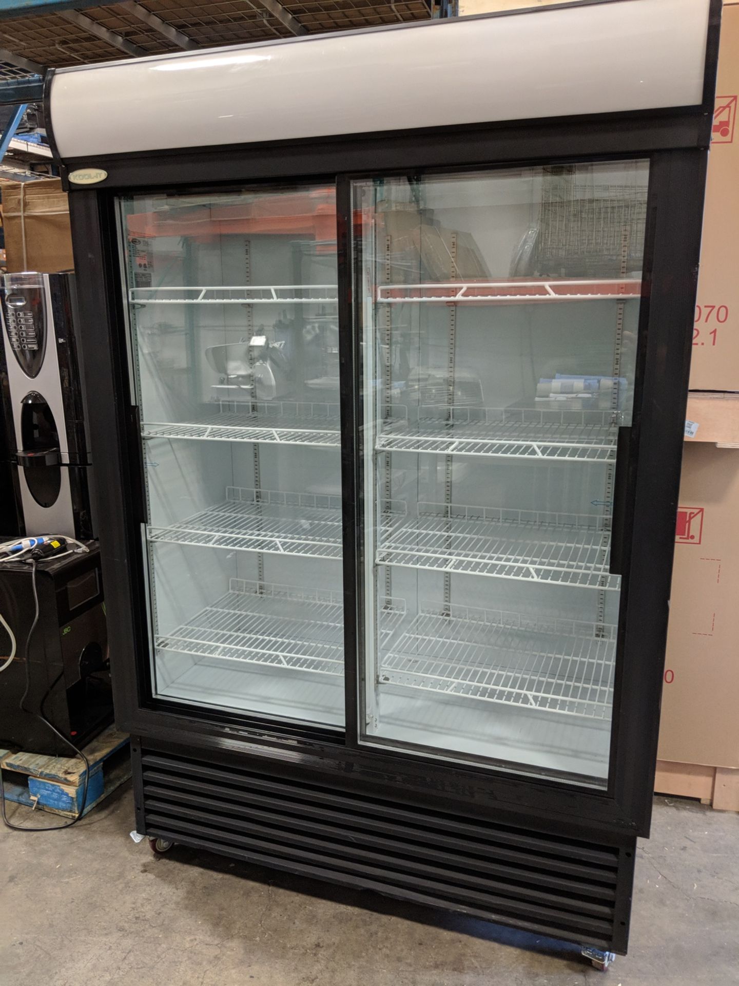 Kool-it Two Door Slider Cooler, model KSM-42