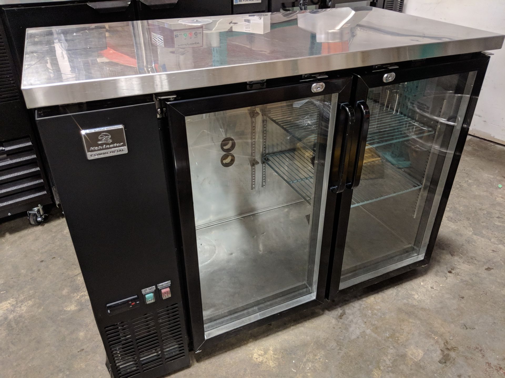 Kelvinator Glass Door Back Bar/Keg Cooler, model KCBB48GB-HC