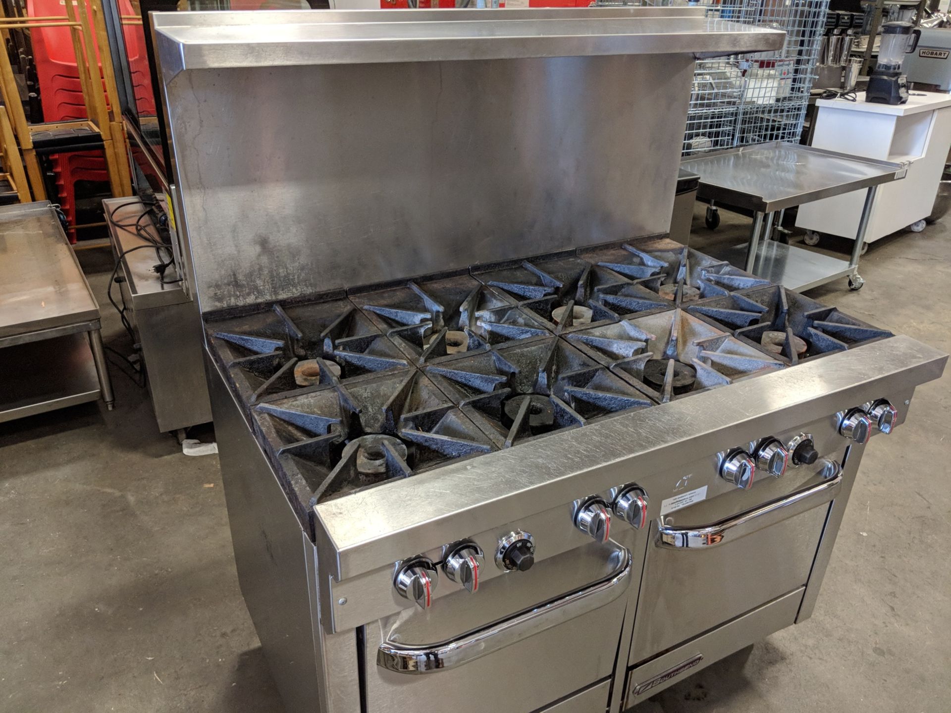 48" Southbend Four Burner Double Oven Range - Image 3 of 5