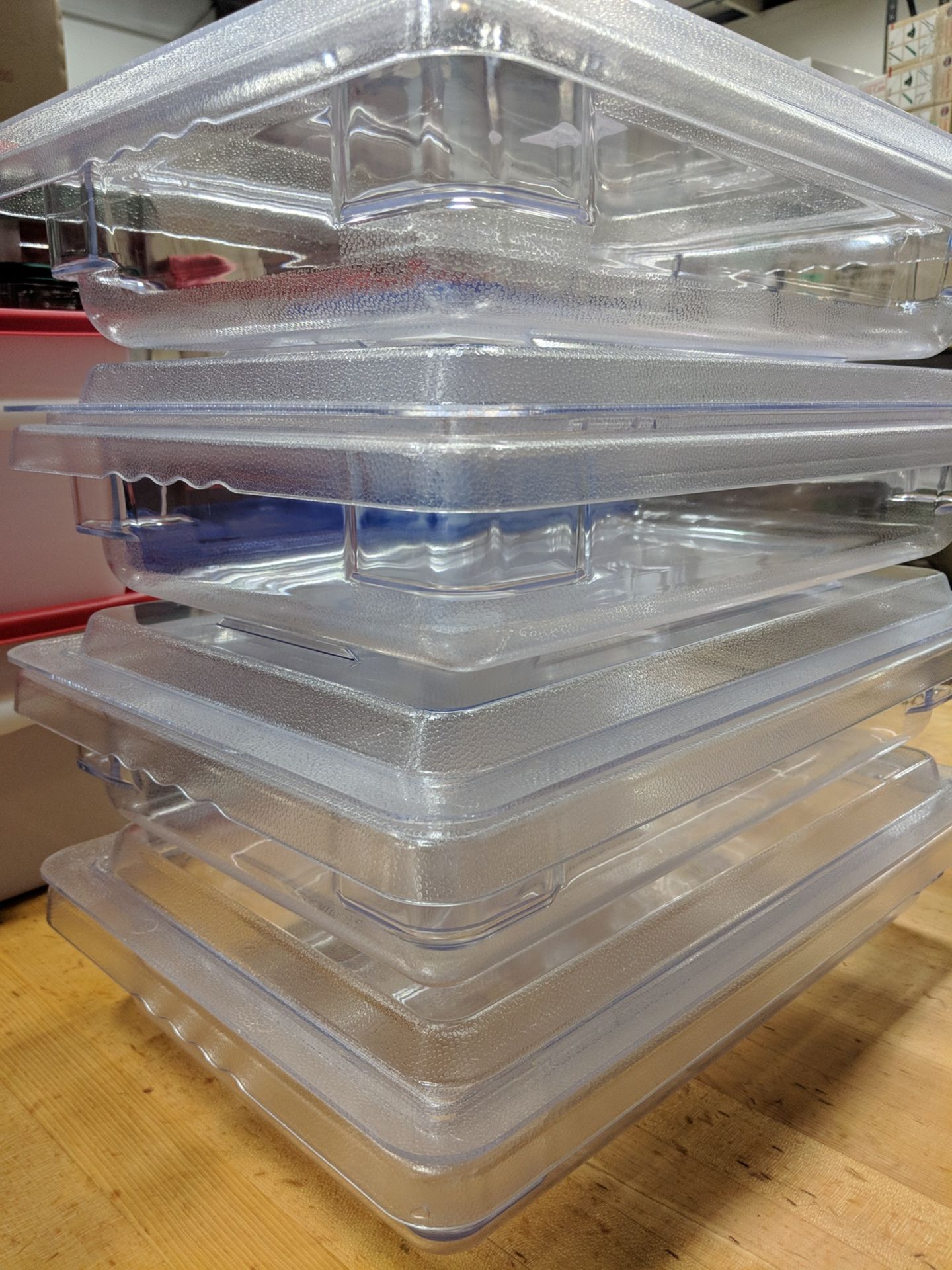 12" x 18" x 3.5" Polycarb Food Storage Containers with Lids - Lot of 4 (8 Pcs) - Image 5 of 7