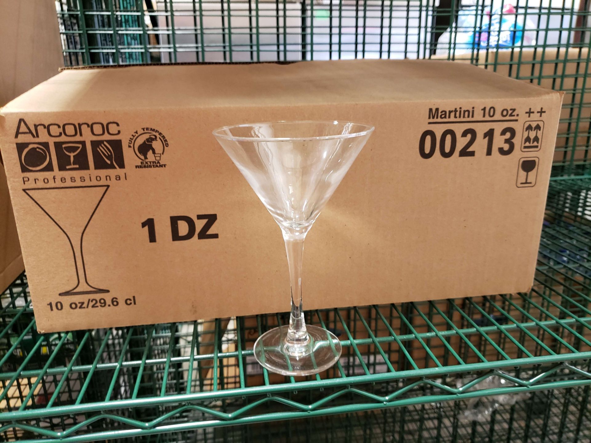 Arcoroc 10 oz Martini Glasses - Lot of 11