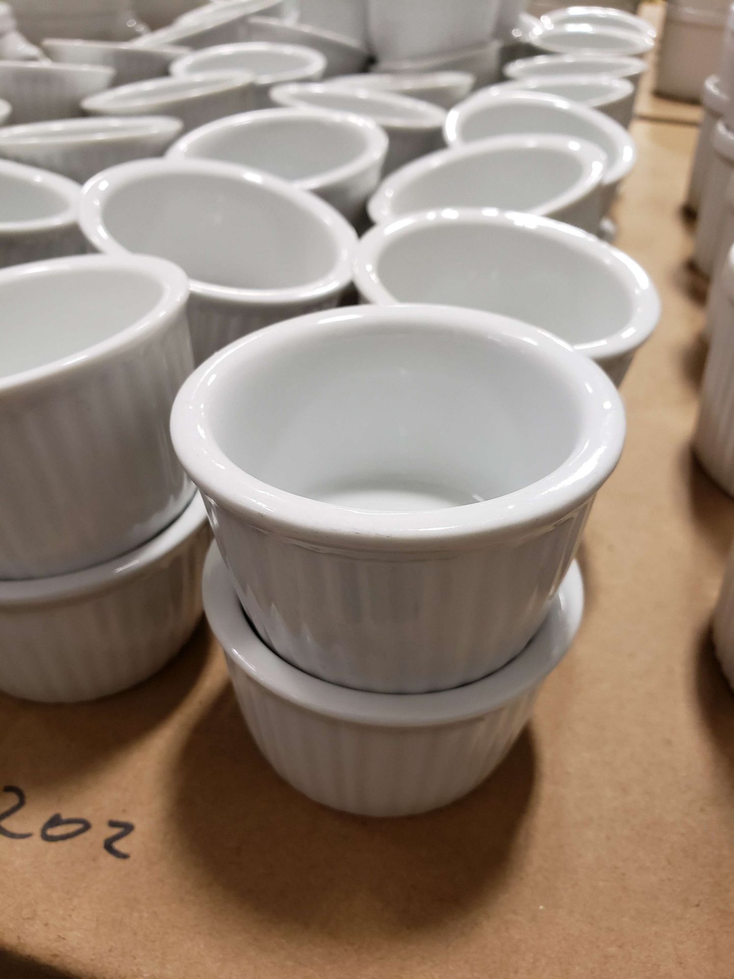 2 oz Ceramic White Ramekins - Lot of 67