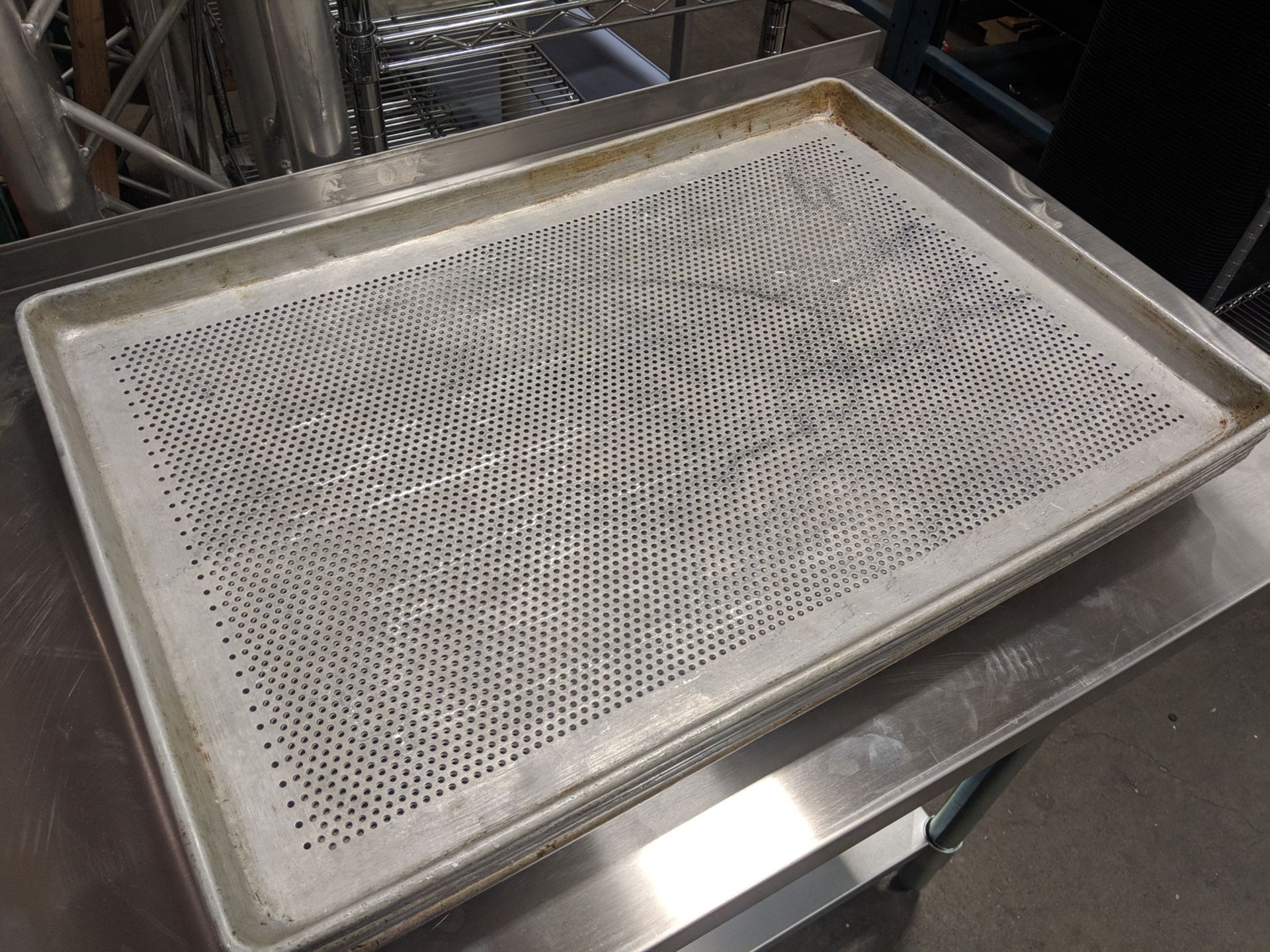 18" x 26" Perforated Bun Pans - Lot of 5 - Image 2 of 2