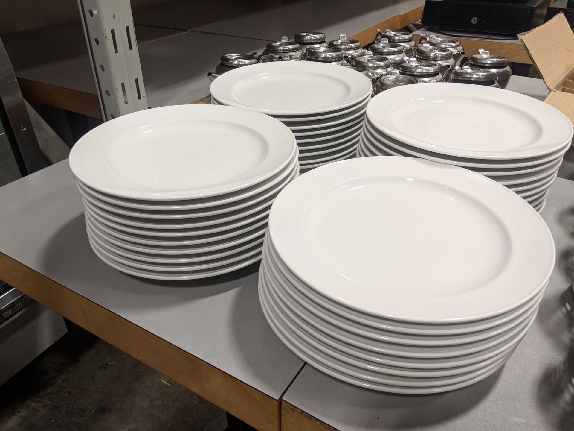 11" Porcelain Plates - Lot of 38