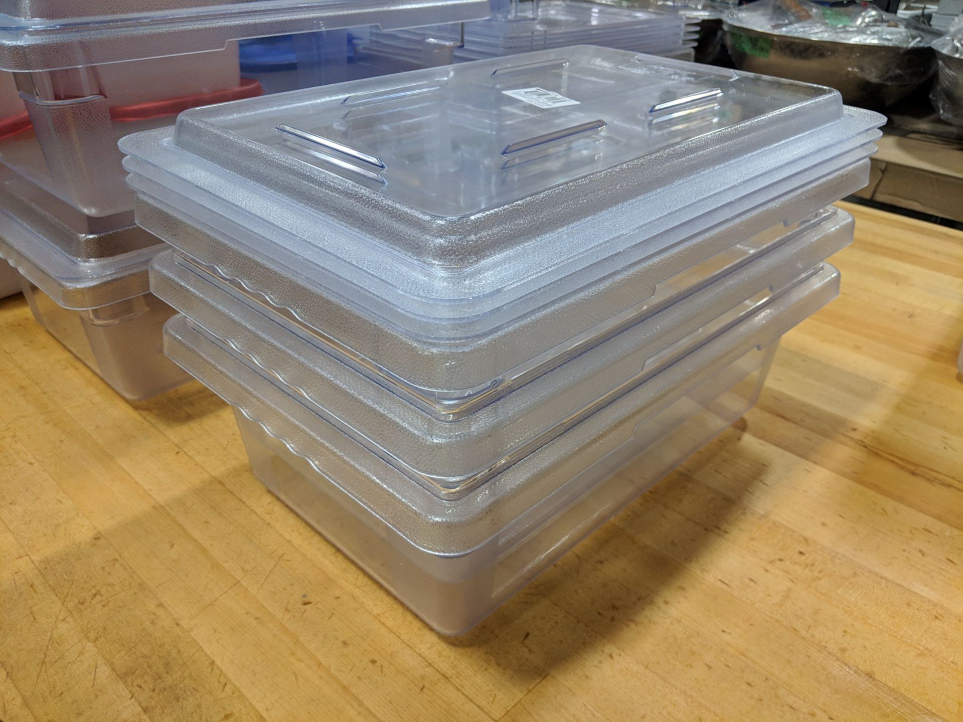 12" x 18" x 6" Polycarb Food Storage Containers with Lids - Lot of 3 (6 Pcs) - Image 5 of 8