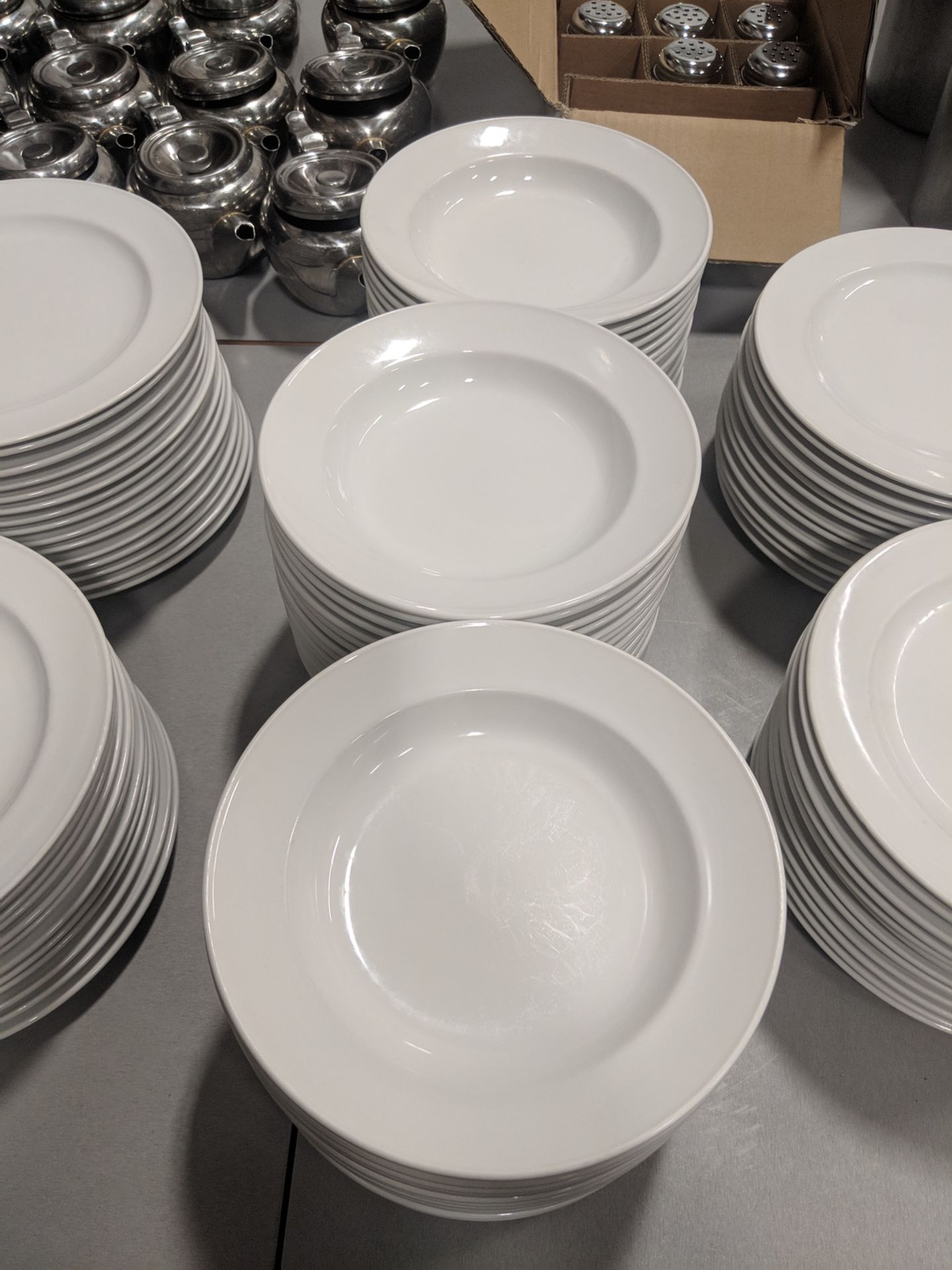 8" Porcelain Bowls - Lot of 46