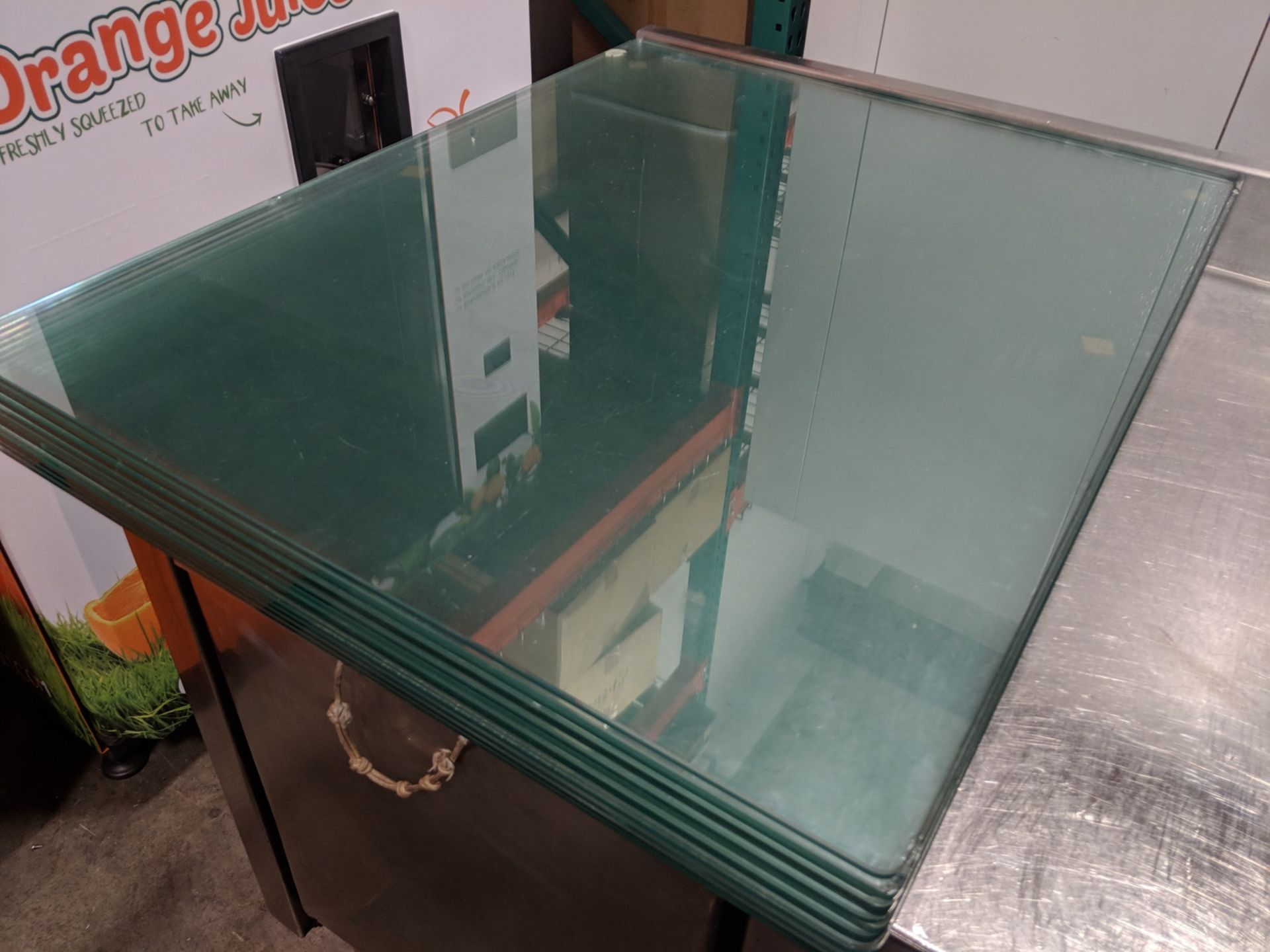 24" x 30" Glass Table Tops - Lot of 11