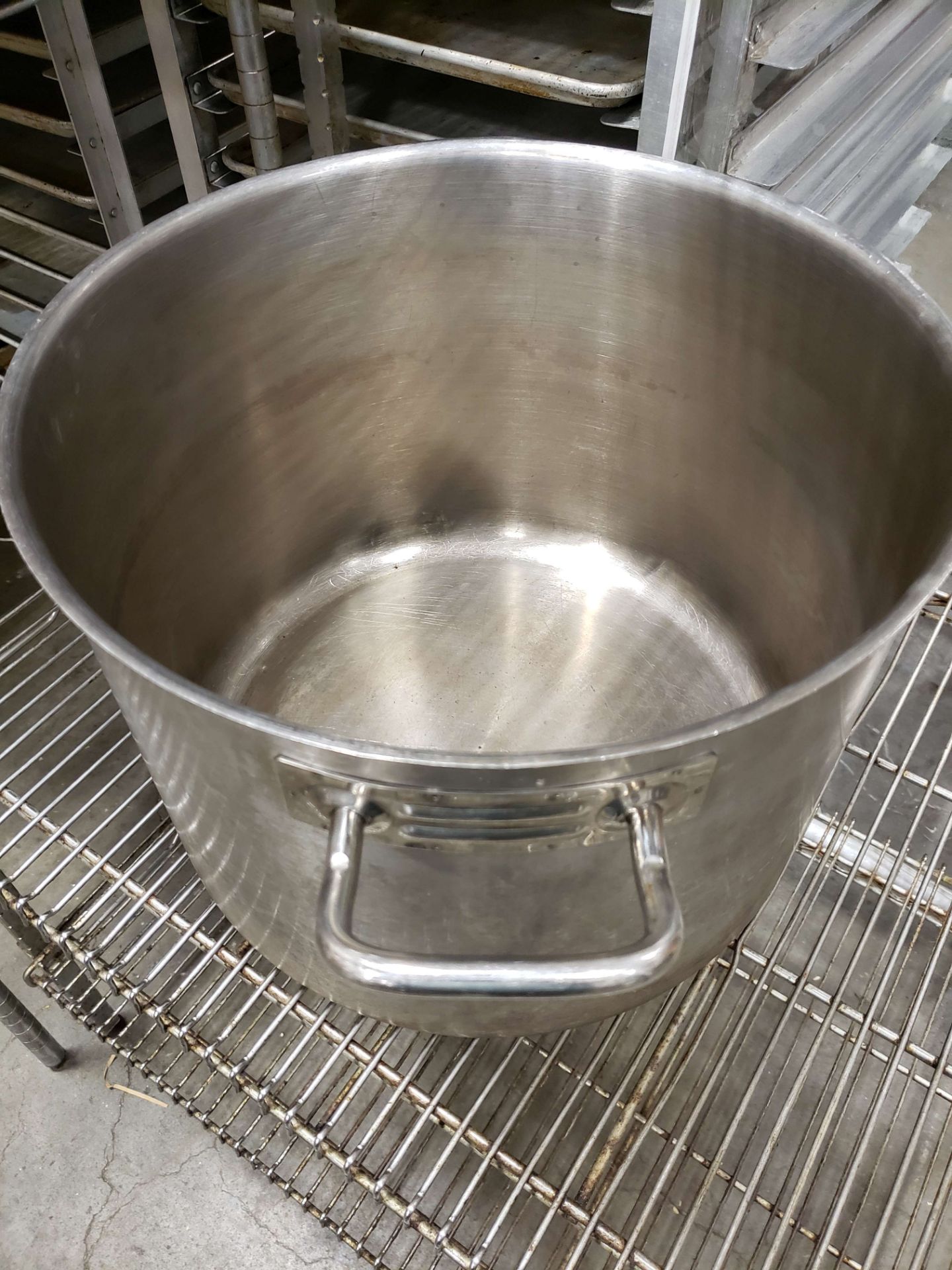 Stainless Stock Pot - Appears to be 32 QT - Image 2 of 2