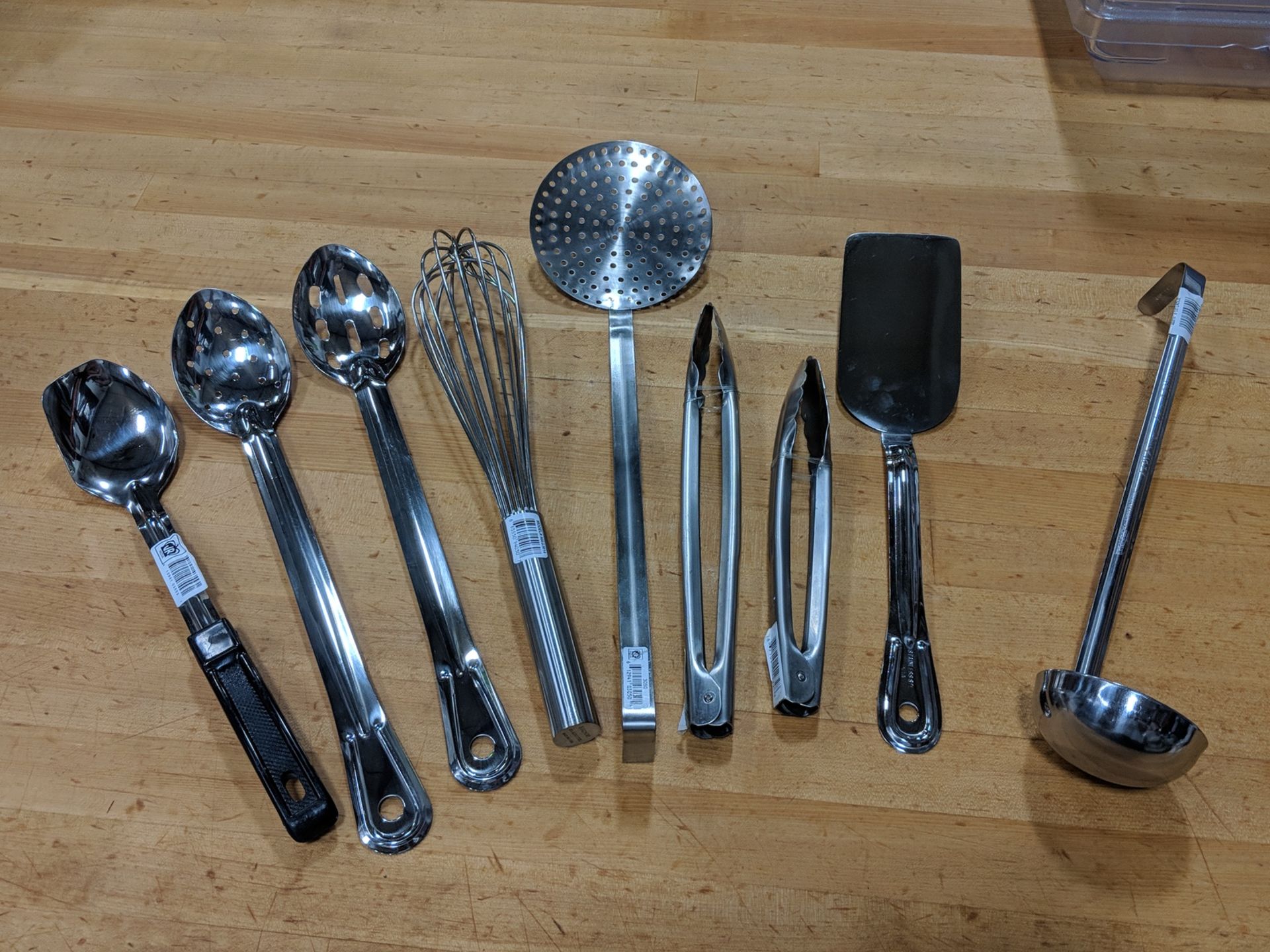 Stainless Kitchen Tools Set - Lot of 9 Pieces