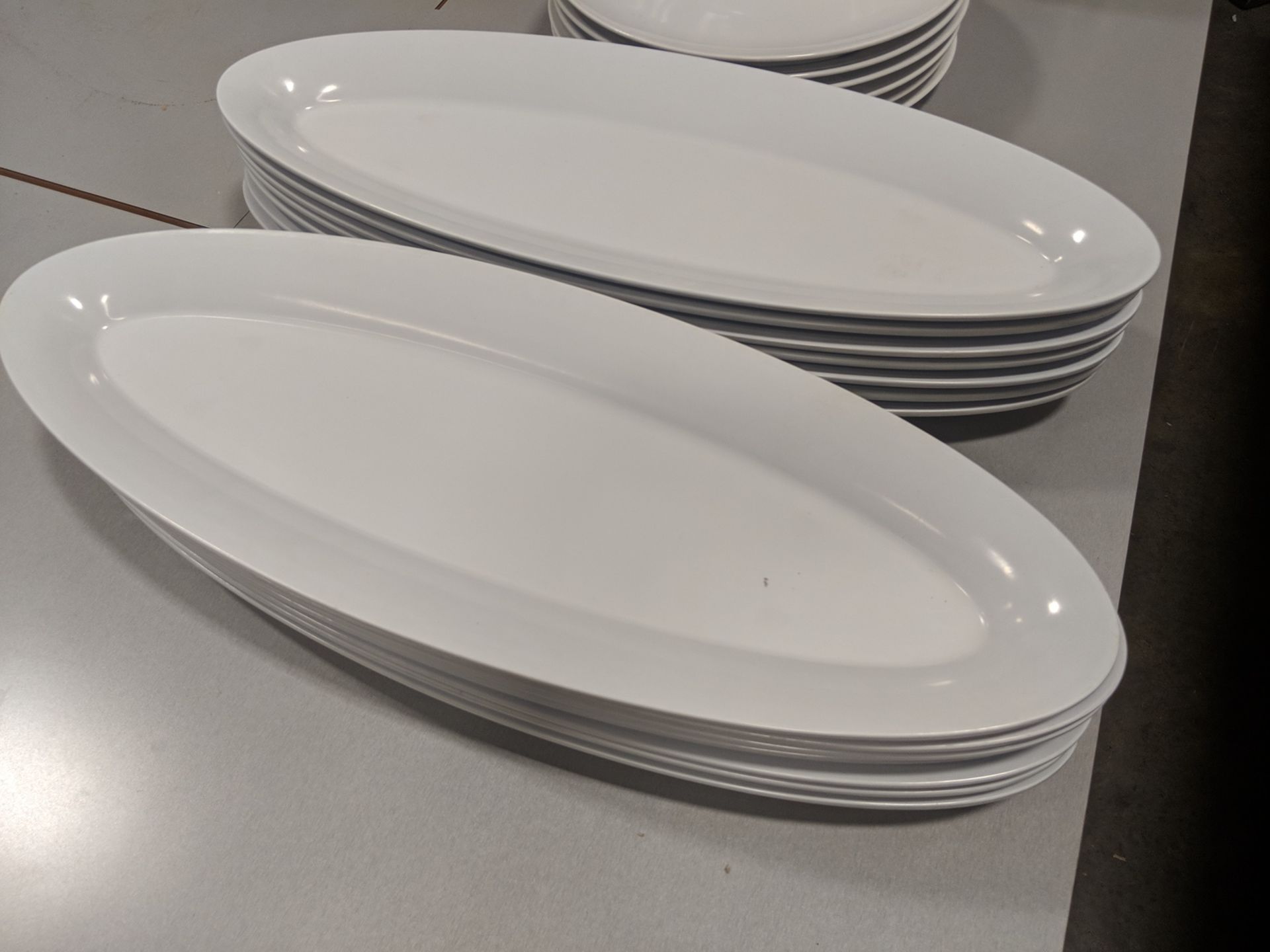 22" x 8" Canoe Platters - Lot of 14