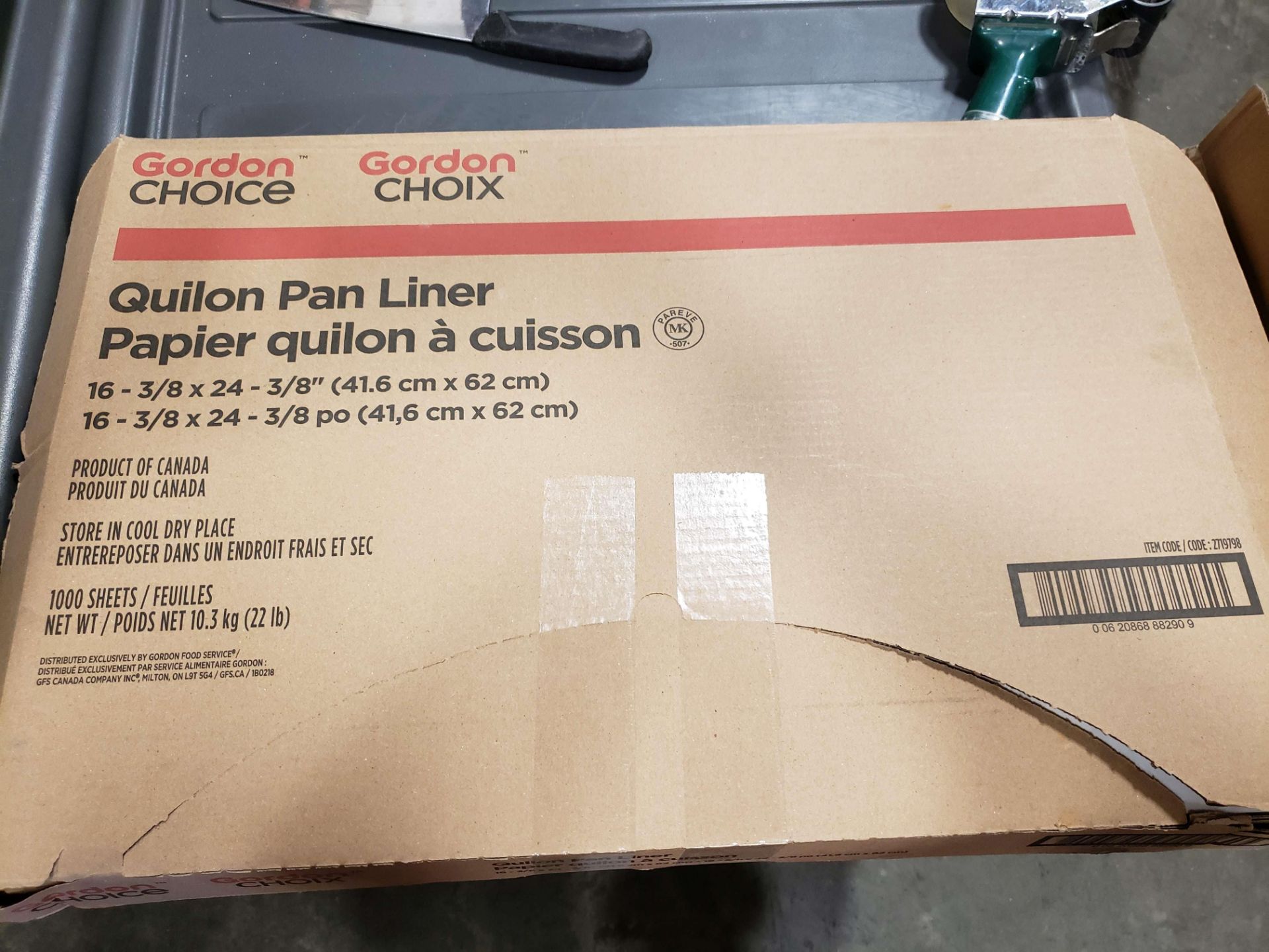 Quilon Pan Liner Paper - Case of 1,000 Sheets