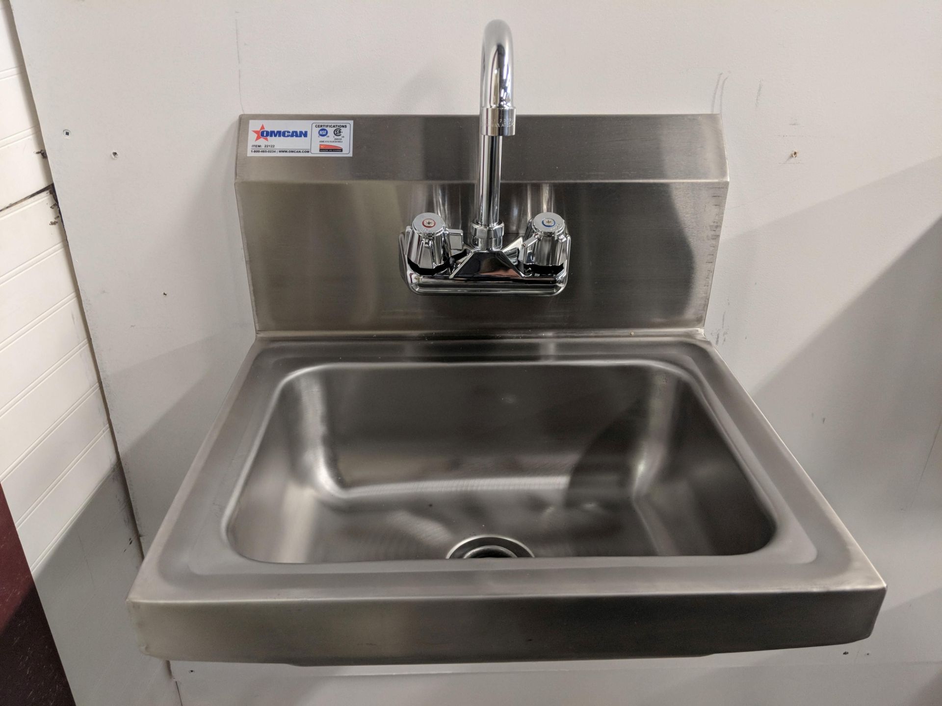 Hand Sink w/Faucet, Overall Dims 15.25” x 17” x 13.5” - Image 3 of 5