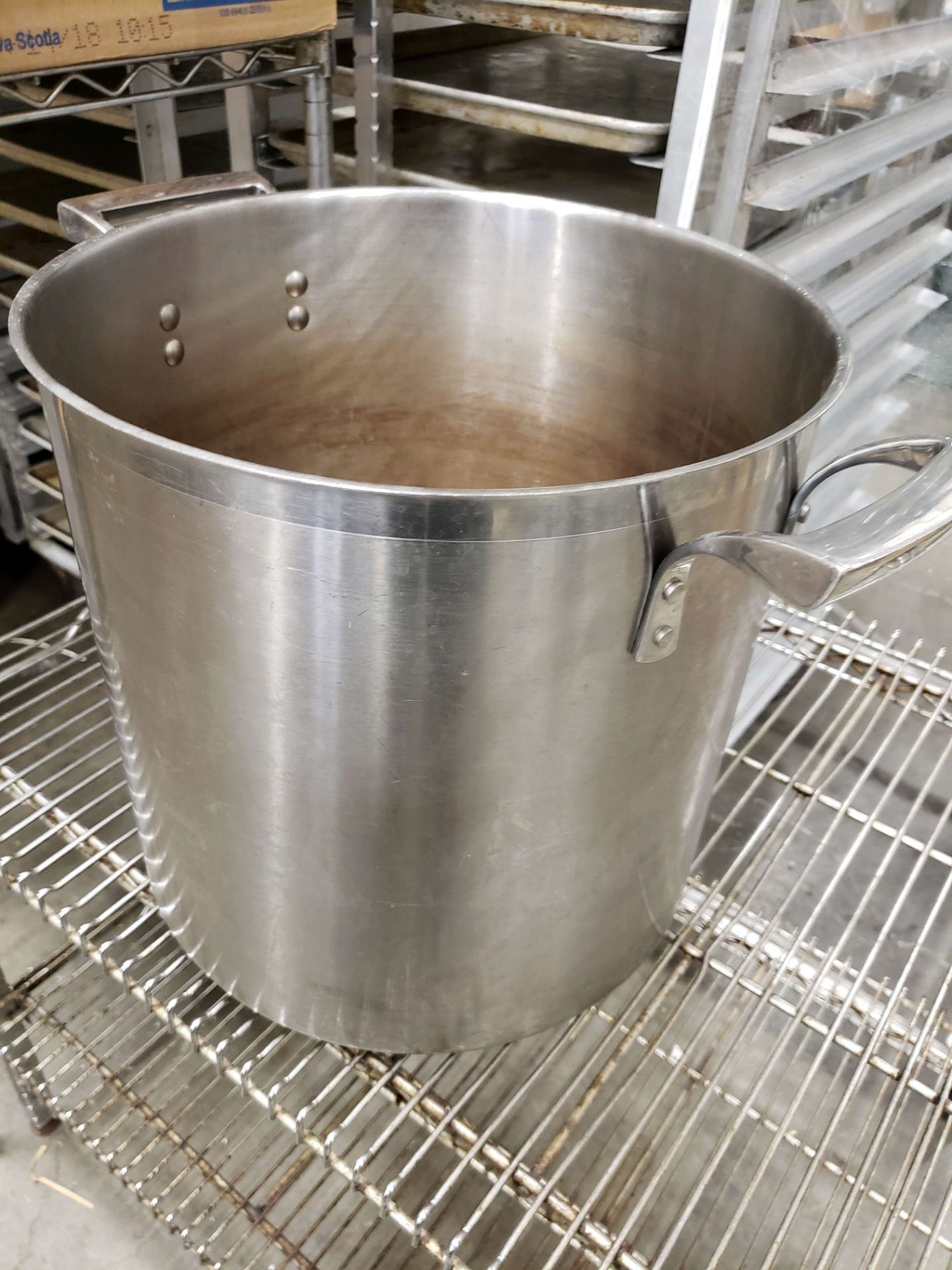 Stainless Stock Pot - Appears to be 30 QT