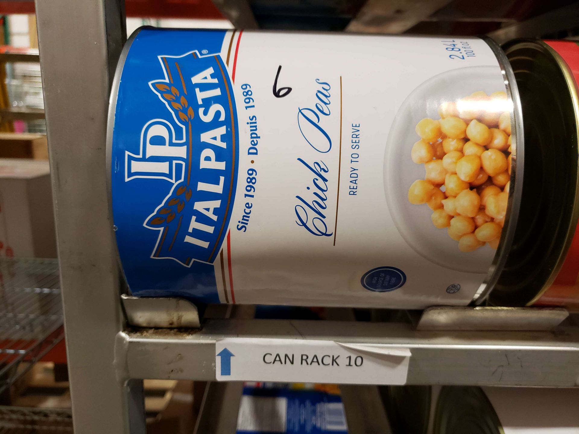 Italpasta Chick Peas - 6 x 2.84 lt Cans