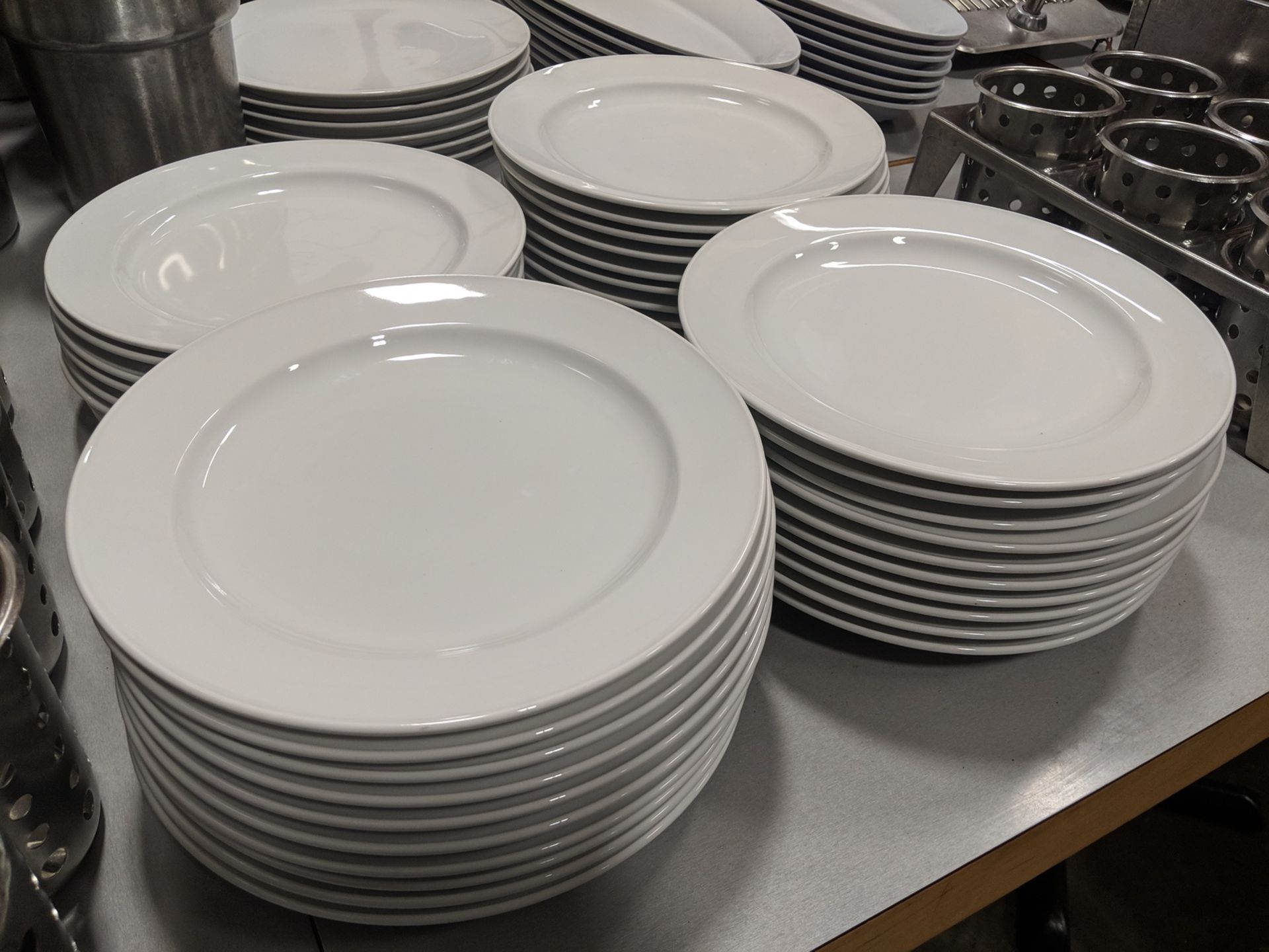 11" Porcelain Plates - Lot of 38