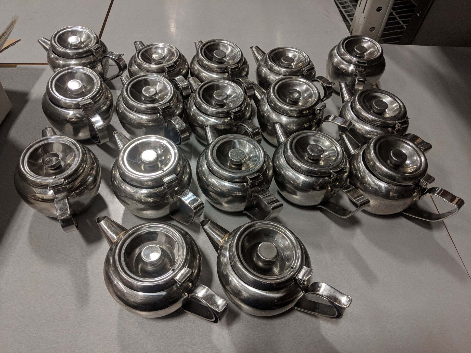 Stainless Teapots - Lot of 17