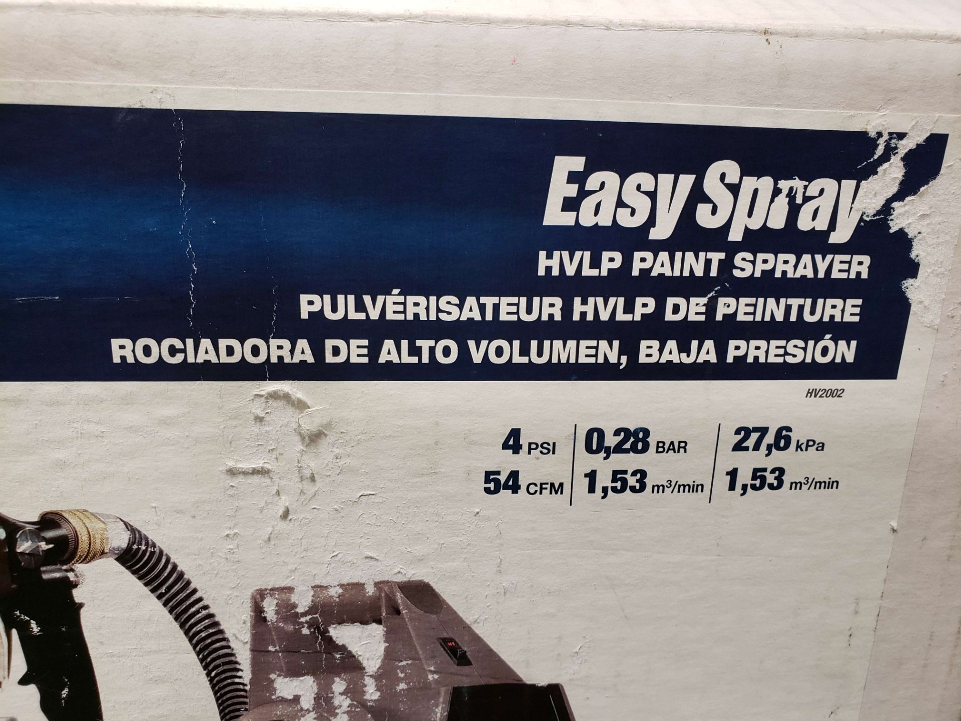 HVLP Paint Sprayer - 4PSI, 54 CFM - Image 3 of 4