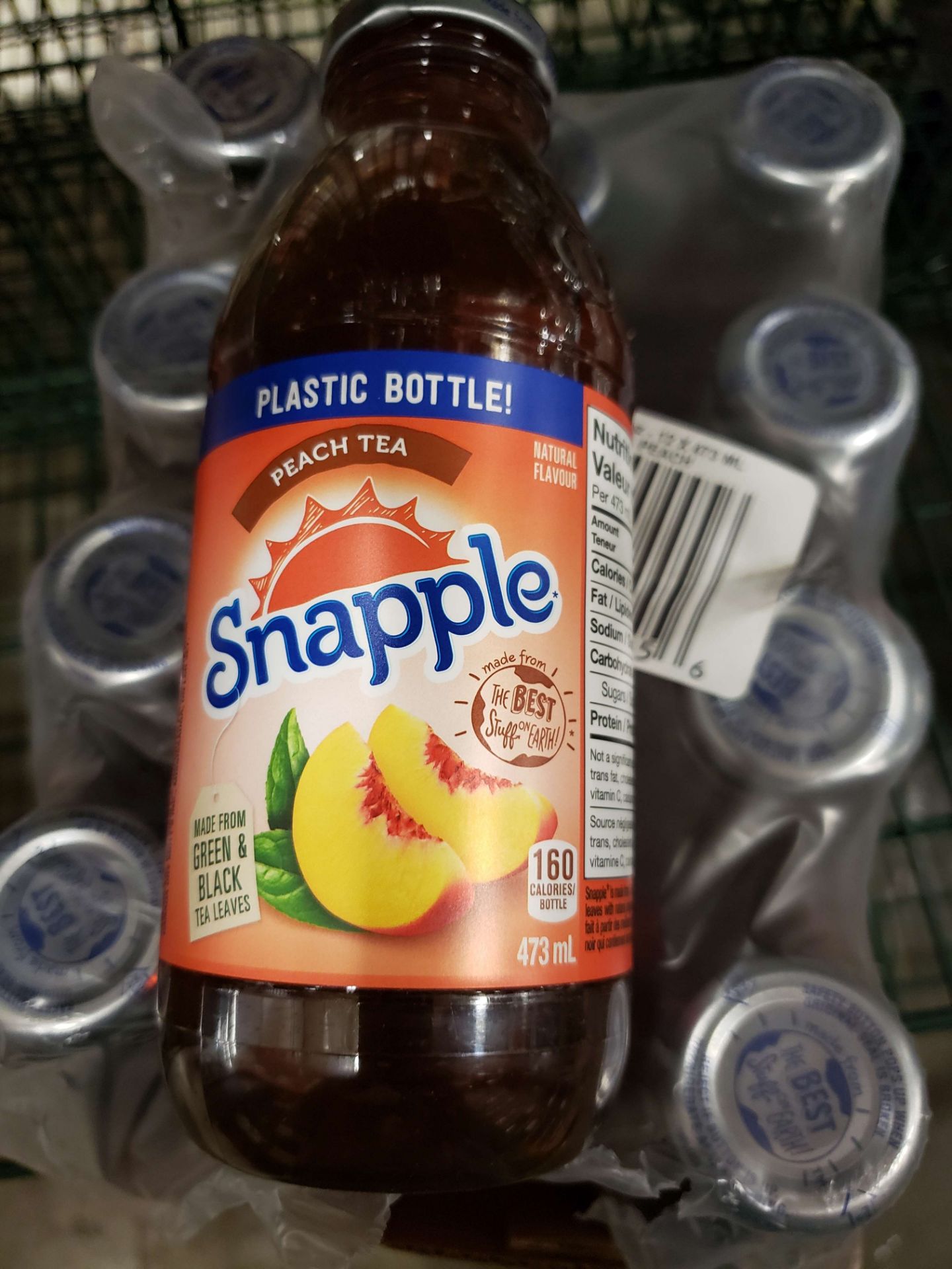 Snapple Peach Tea - 11 x 473 ml Bottles