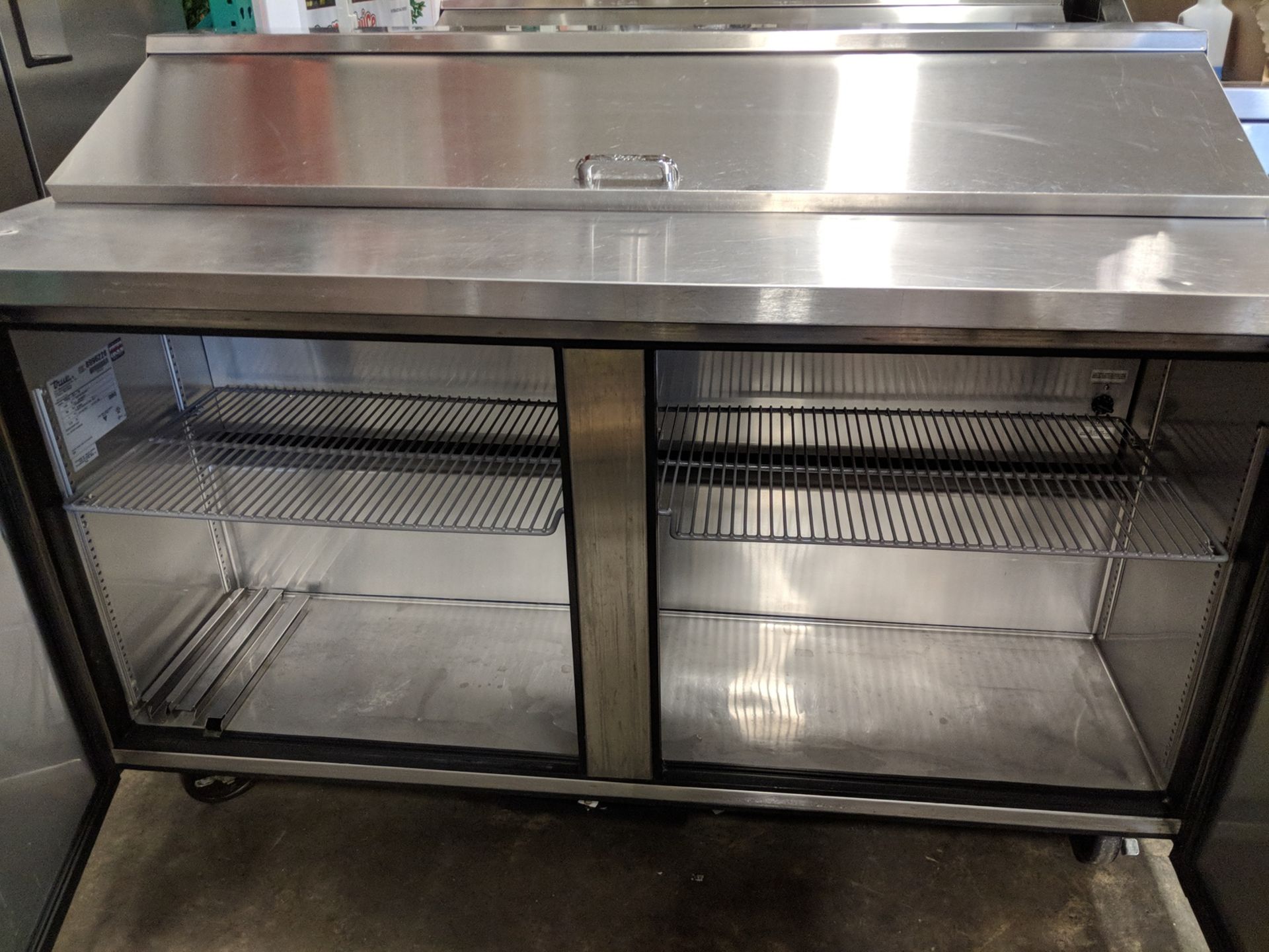 True 60" Sandwich Prep Table, model TSSU-60-16, serial #8996228 - Image 2 of 5