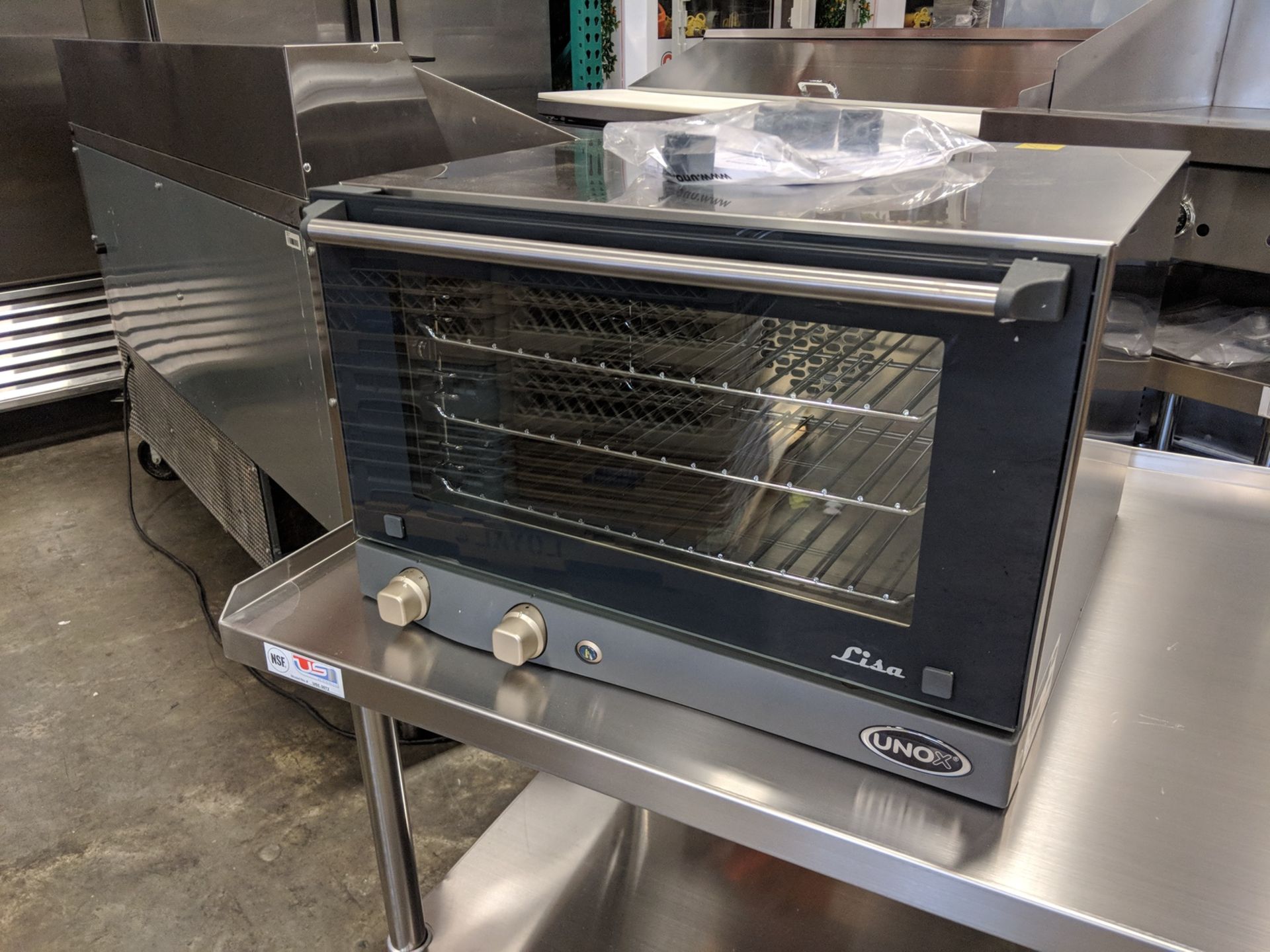 Unox LineMicro Half Size Electric Convection Oven, model XAF-013