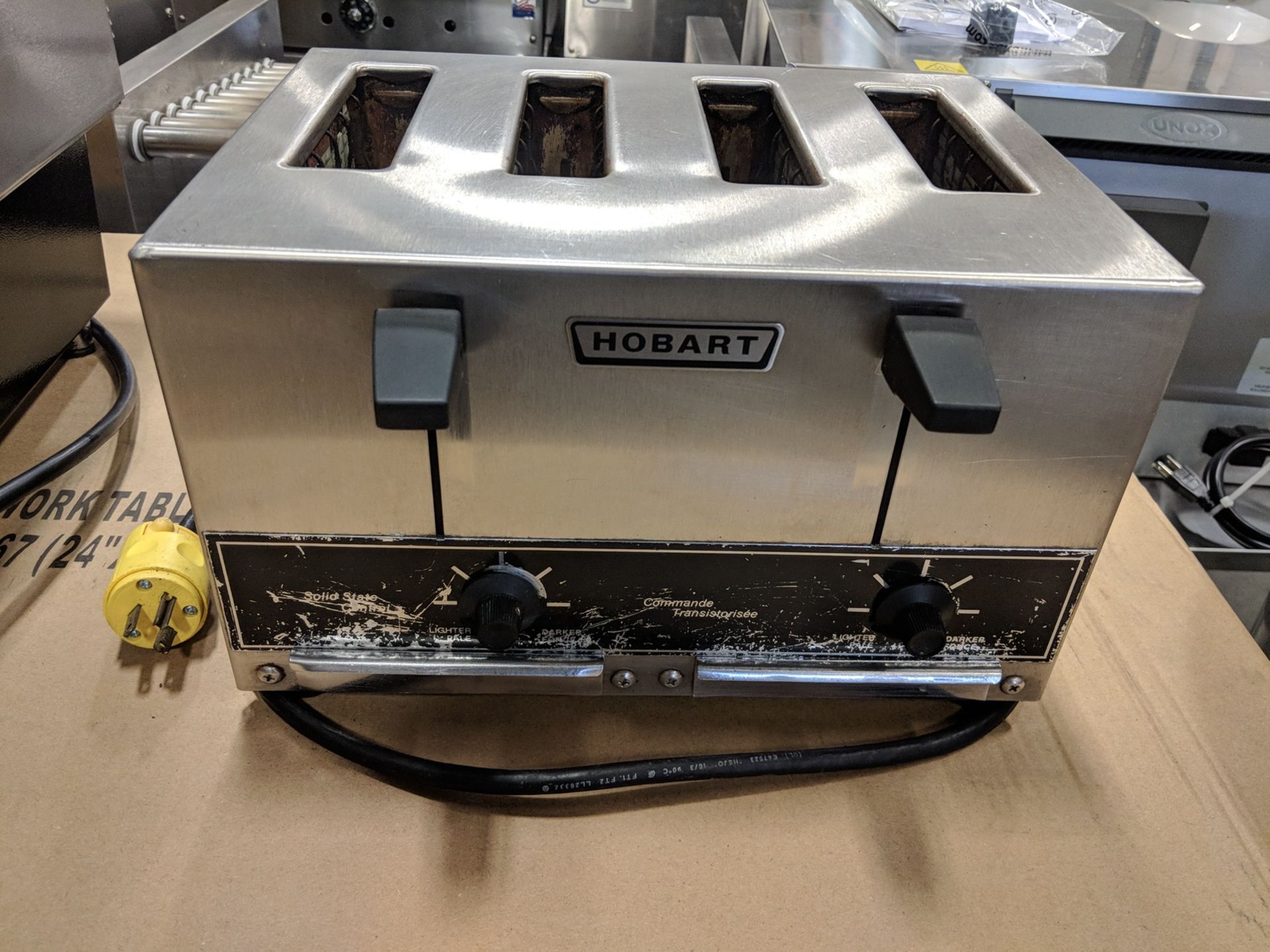 Hobart 4 Slicer Toaster, 208v, model ET-27, serial #19-1023213-RAE