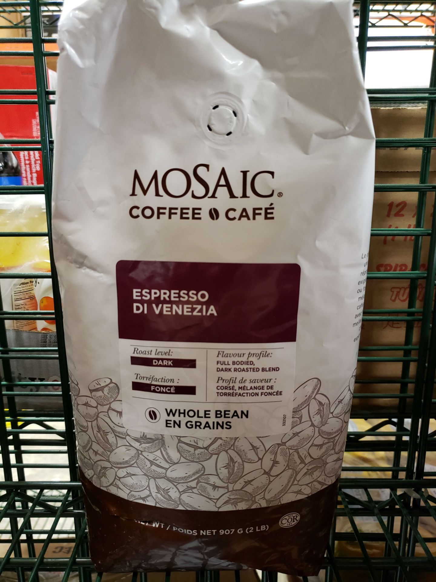 Mosaic Espresso Di Venezia Whole Beans - 1 x 2 lb Bag
