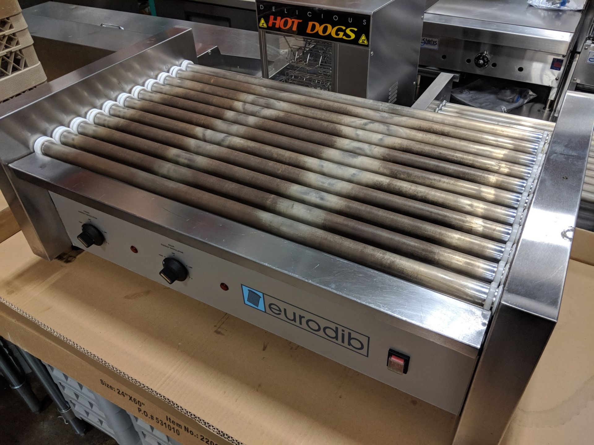 Eurodib 32" Hot Dog Roller Grill, model SFE01630, serial 2014030041 - Image 2 of 5