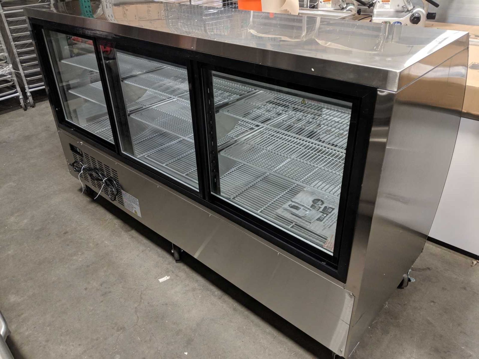 82" Refrigerated Curved Glass Display Case - Image 4 of 5