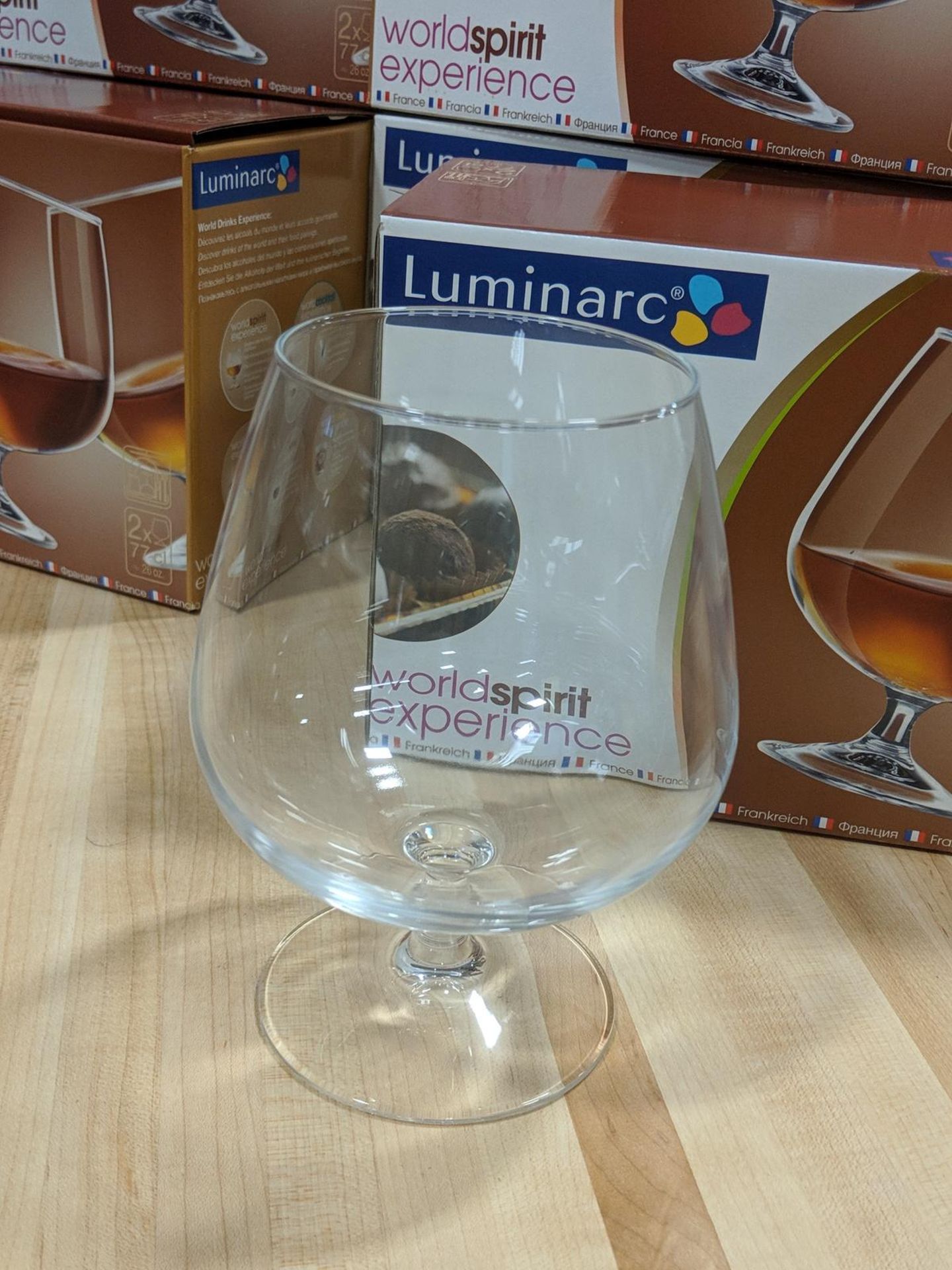 26oz/770ml Signature Brandy Glasses - Lot of 12 (1 Case/6 Boxes), Luminarc E9437 - Image 2 of 2