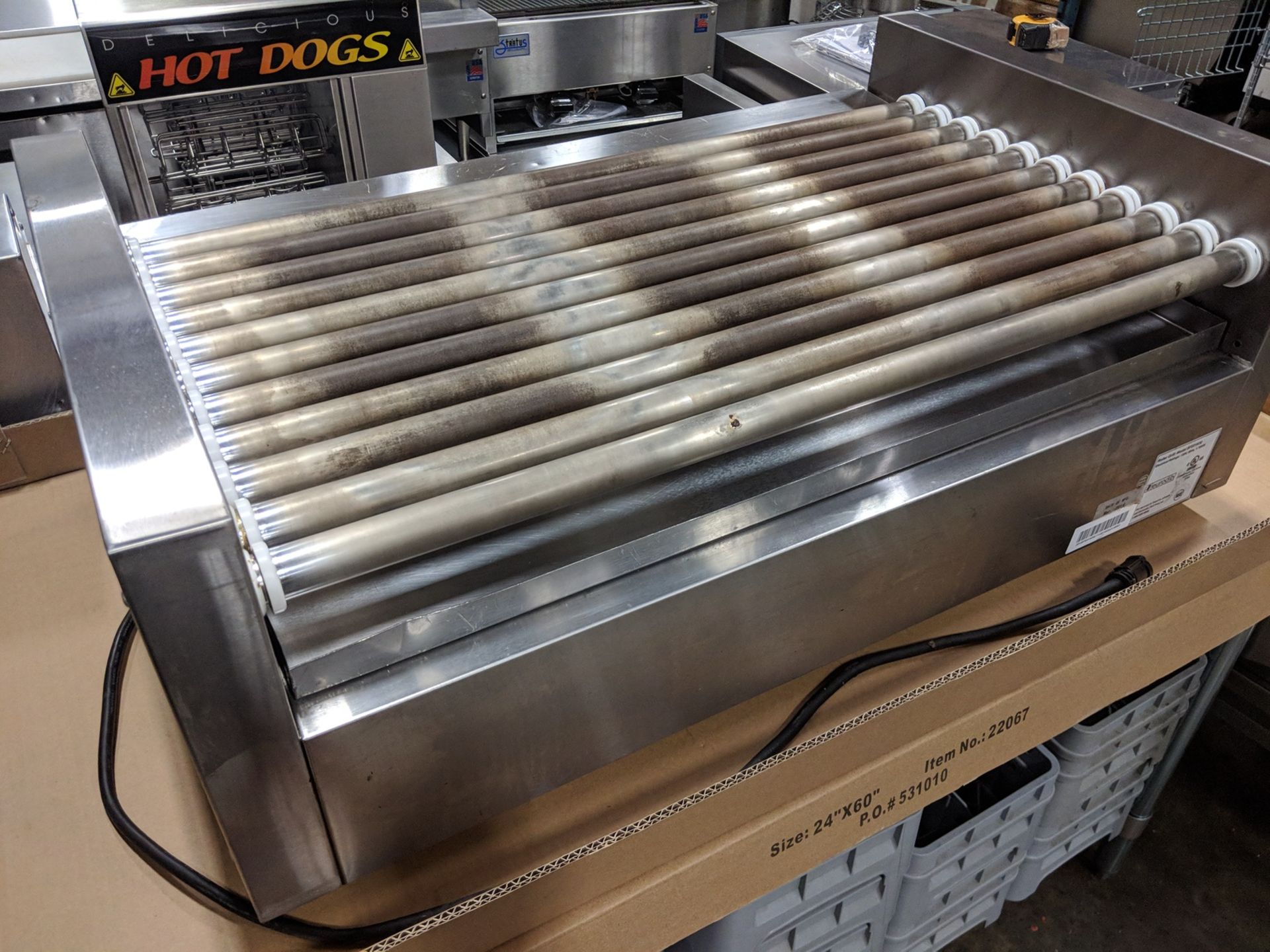 Eurodib 32" Hot Dog Roller Grill, model SFE01630, serial 2014030041 - Image 3 of 5