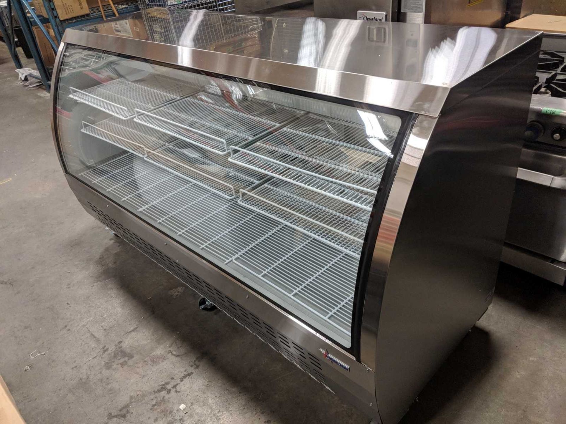 82" Refrigerated Curved Glass Display Case - Image 2 of 5