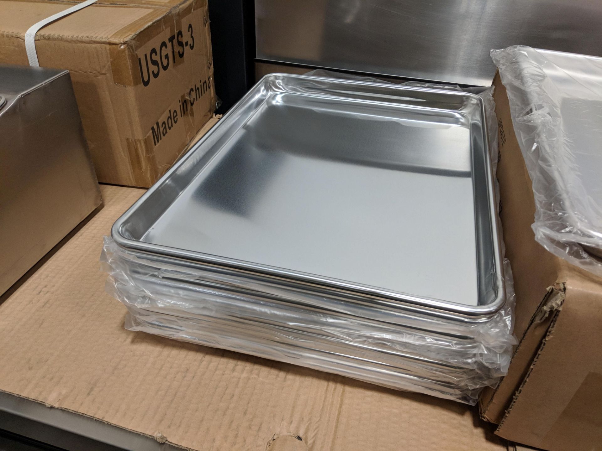 13" x 18" Half Size Size Aluminum Bun Pans - Case of 12 - Image 2 of 2