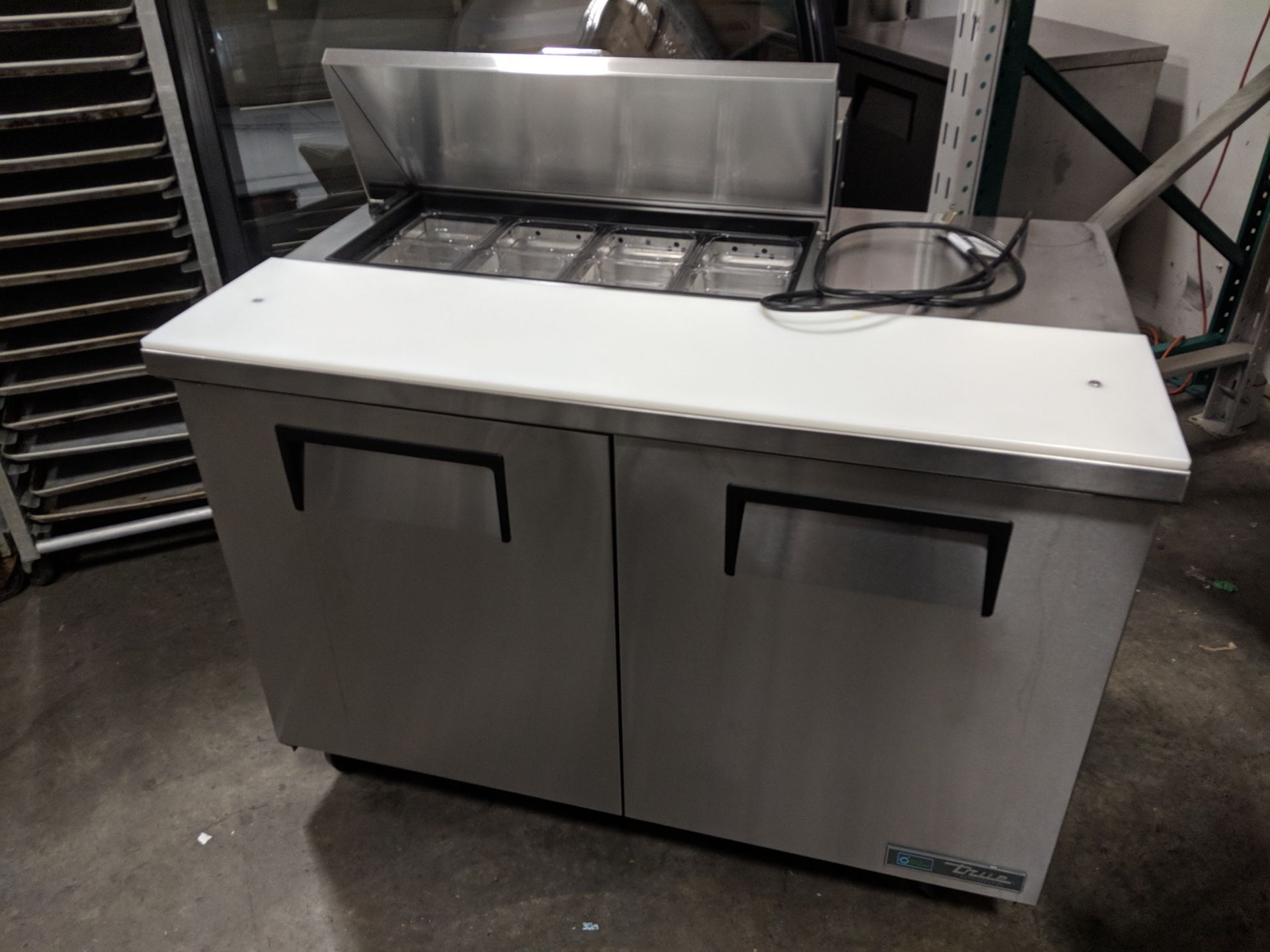 True 48" Sandwich Prep Table, model TSSU-48-08-HC