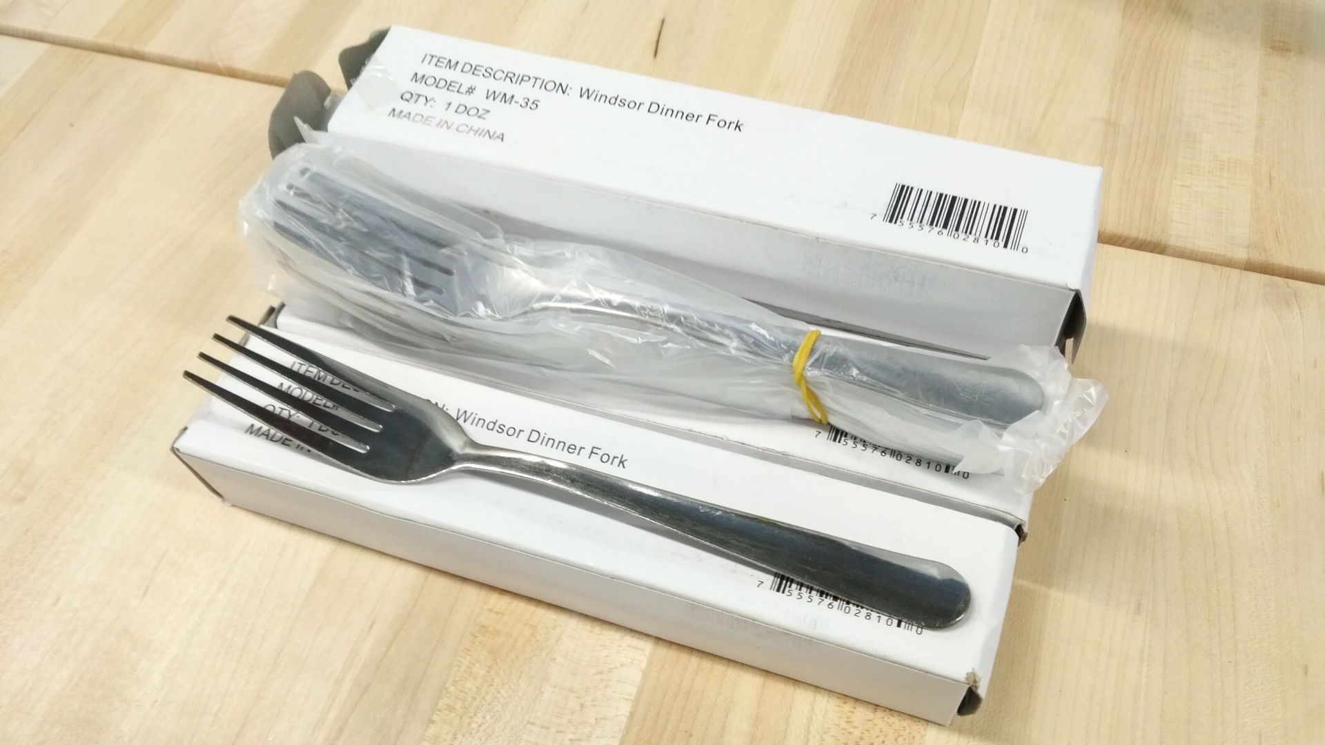 Stainless Dinner Forks, Windsor Series - Lot of 48