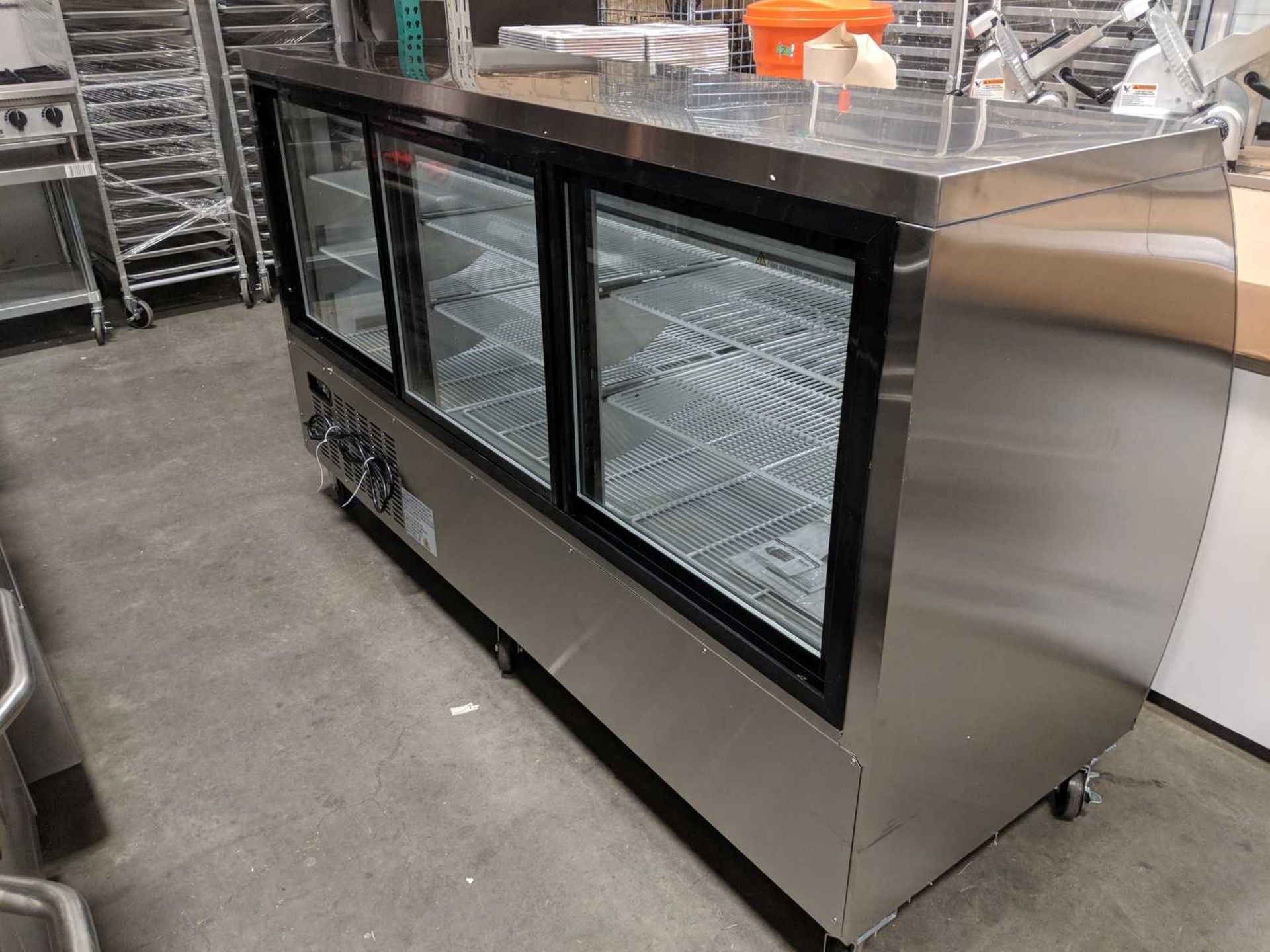 82" Refrigerated Curved Glass Display Case - Image 5 of 5