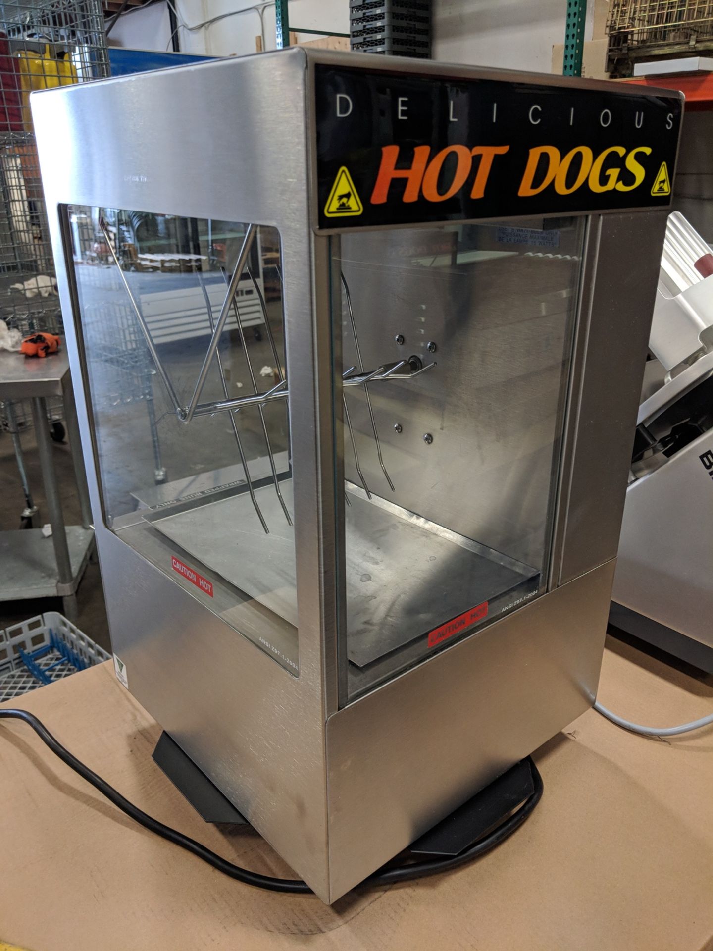 Star Hot Dog Broiler w/Bun Warmer, model 174CBA - Image 2 of 3