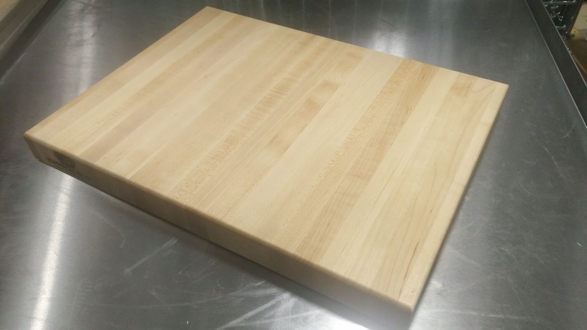 16" x 12" x 1.5" Hard Canadian Maple Solid Carving Board, Johnson Rose 71216