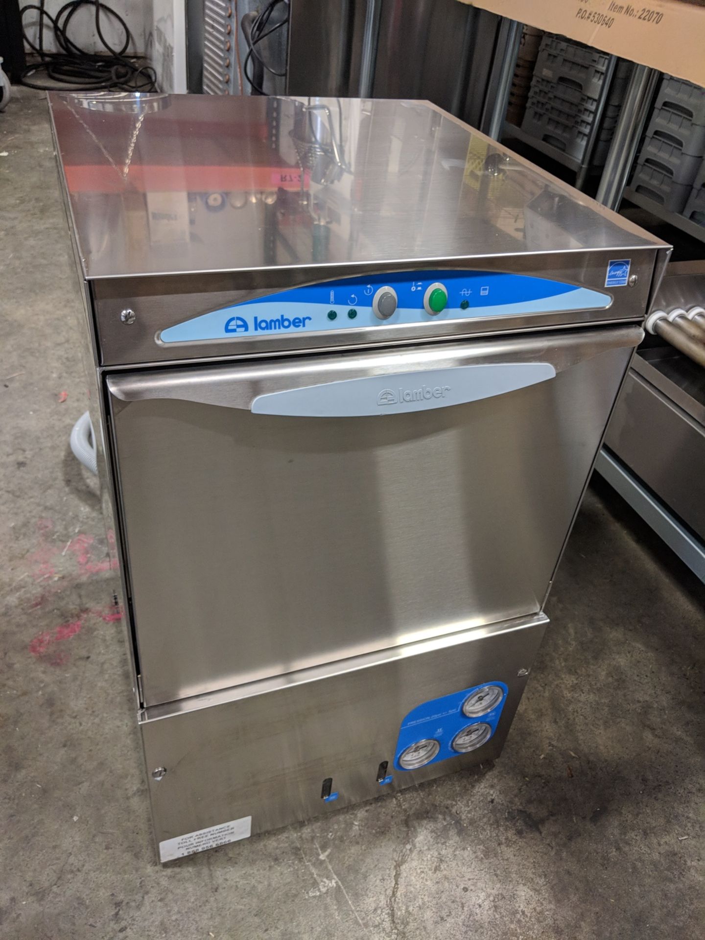 Lamber Undercounter Glass Washer, model DSP3-UL