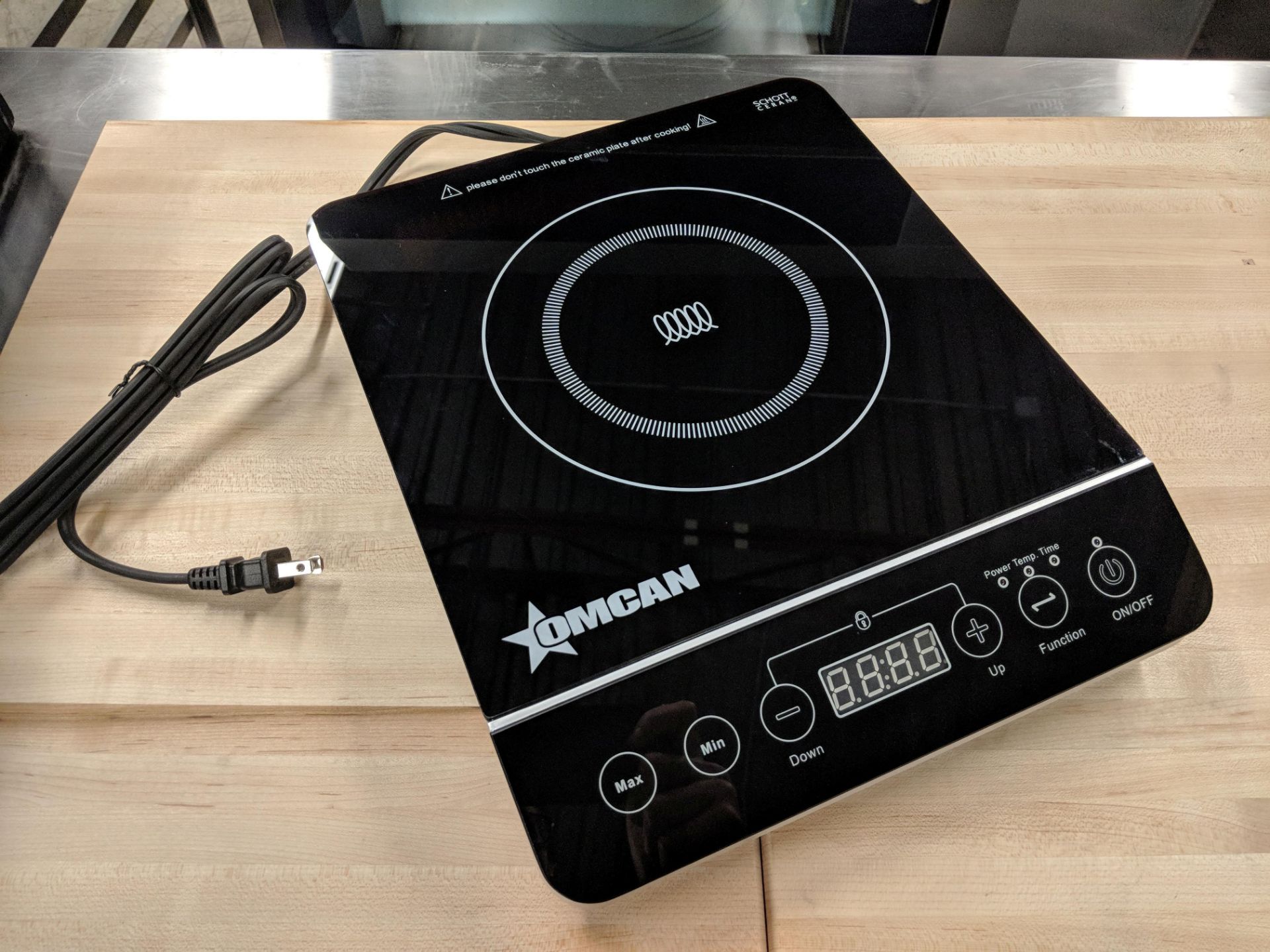 1800W Countertop Induction Cooker, 120v