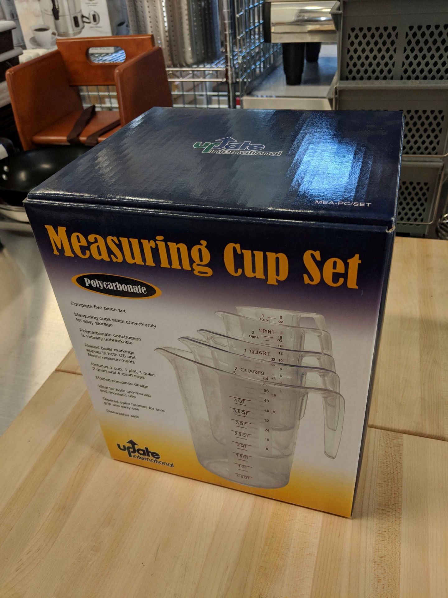 Polycarb Measuring Cup Set - 4L, 2L, 1L, 0.5L, 0.25 - Image 2 of 2