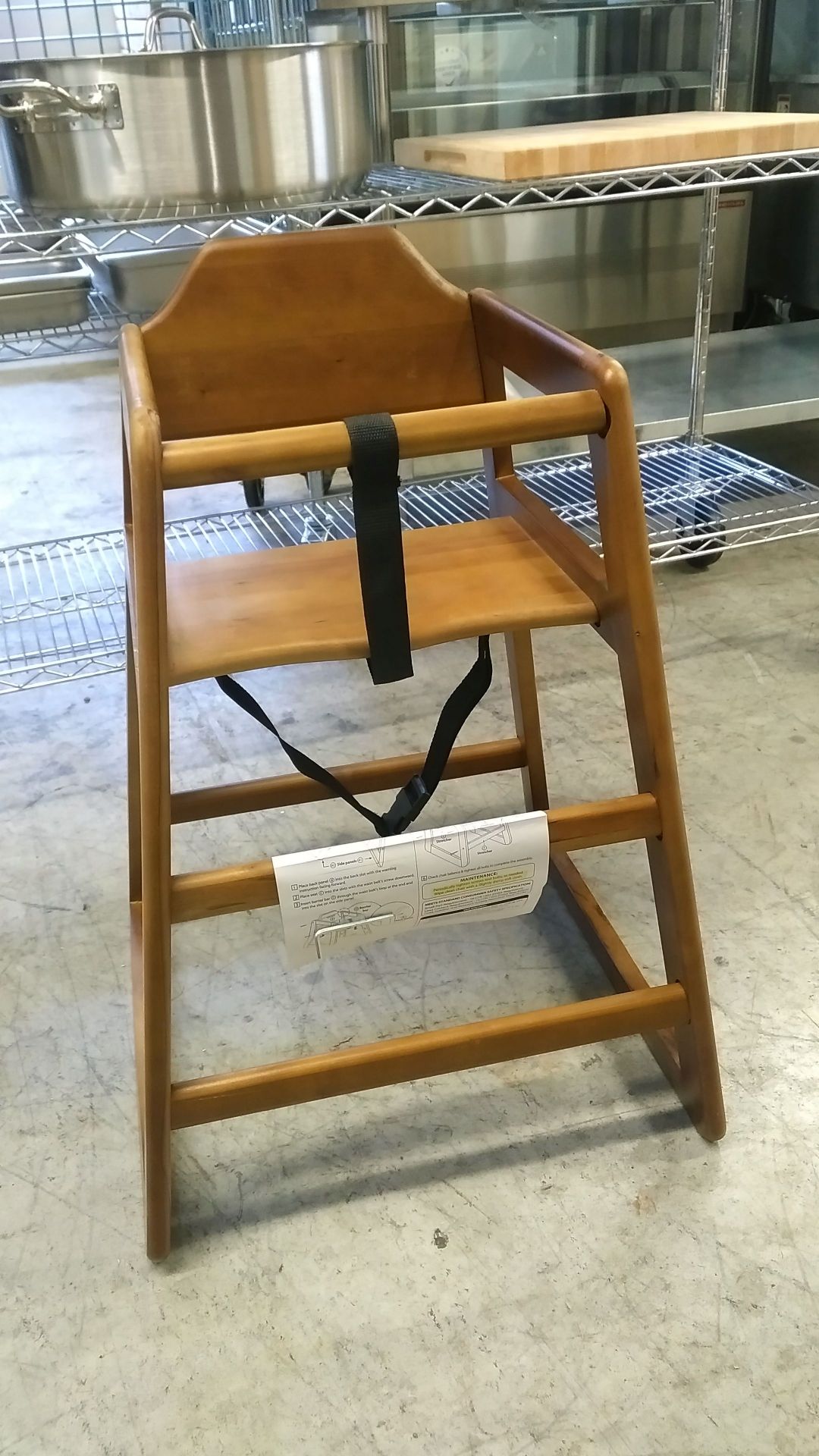 Walnut High Chair, Johnson-Rose 4506 - Image 3 of 3
