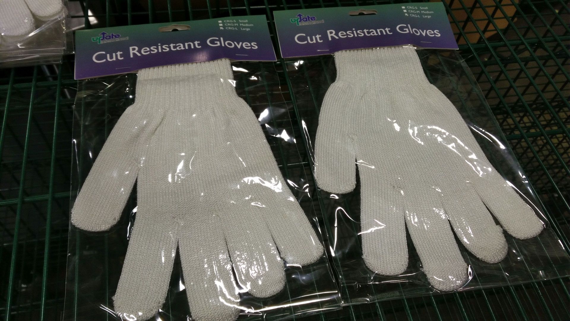 Large (10.25") Cut-Resistant Gloves - Lot of 2
