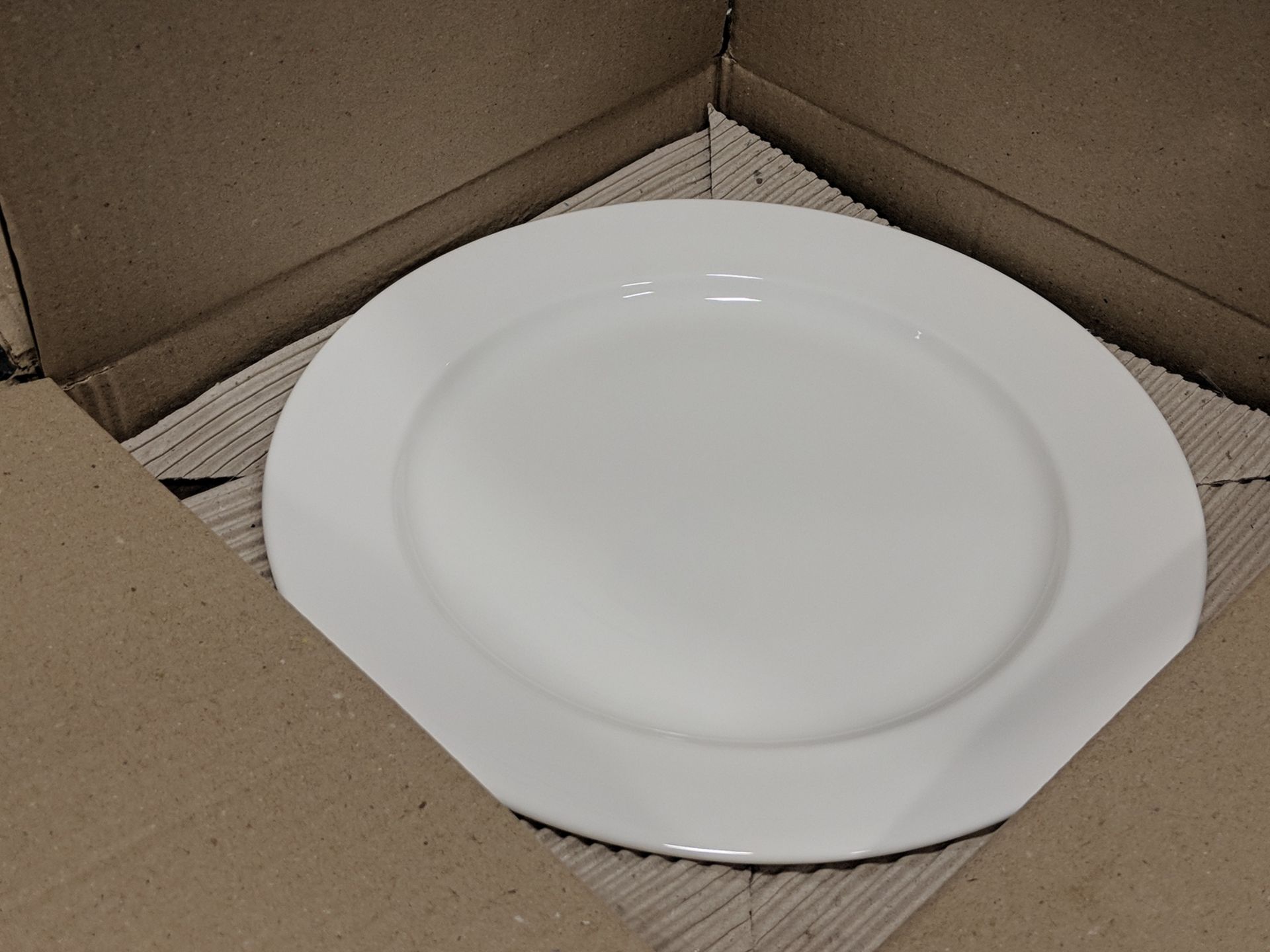 11-7/8" Infinity Service Plates - Lot of 12 (1 Case), Arcoroc R1001 - Image 2 of 6