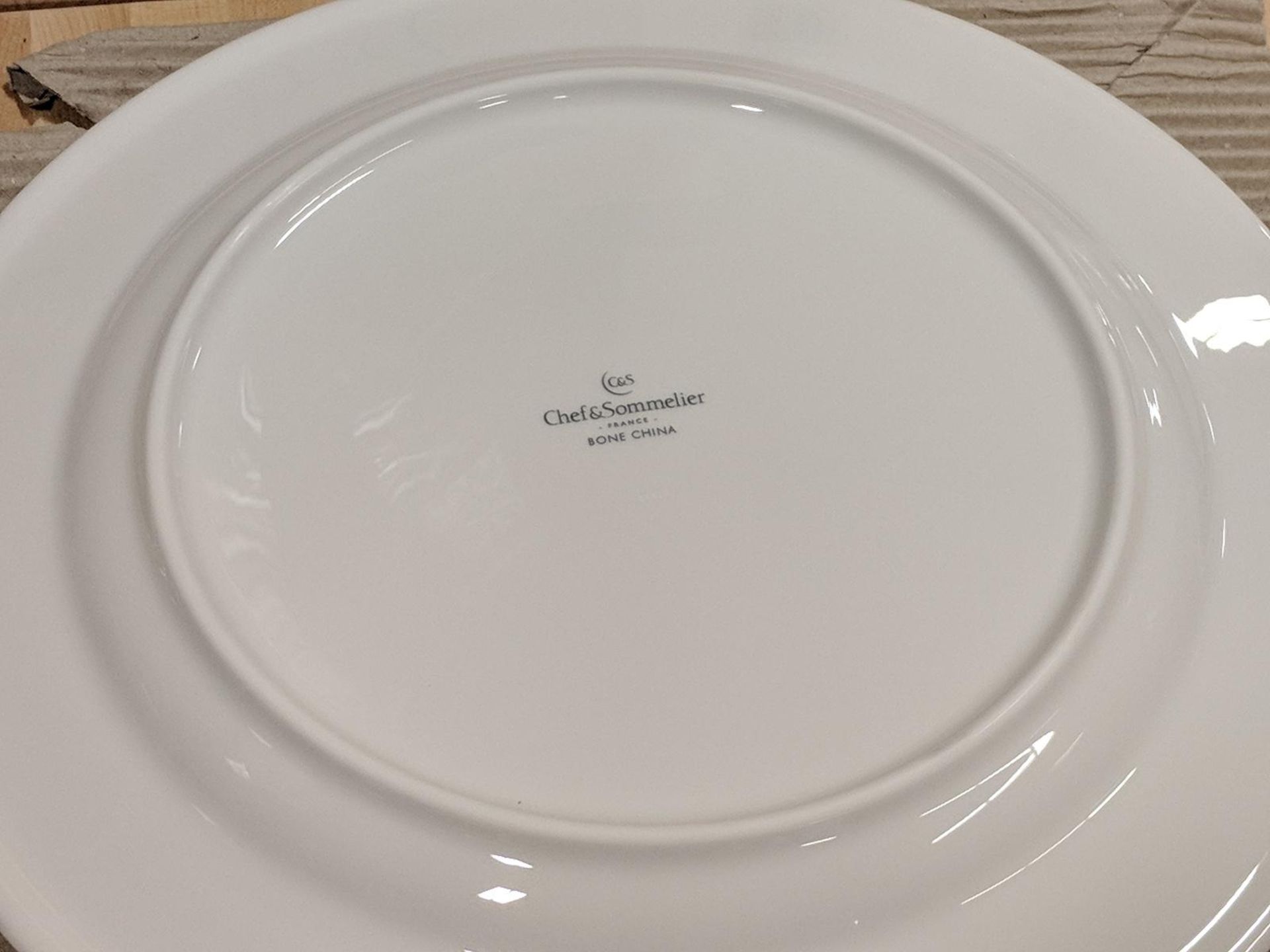 11" Infinity Dinner Plates - Lot of 12 (1 Case), Arcoroc R1002 - Image 4 of 4