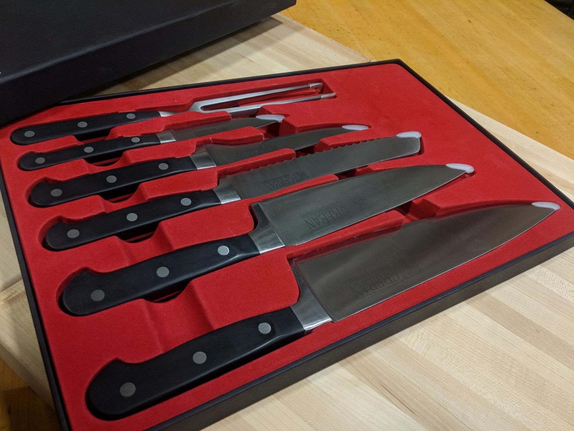 6 Piece Forged Premium Stainless Steel Knife Set - Image 3 of 5