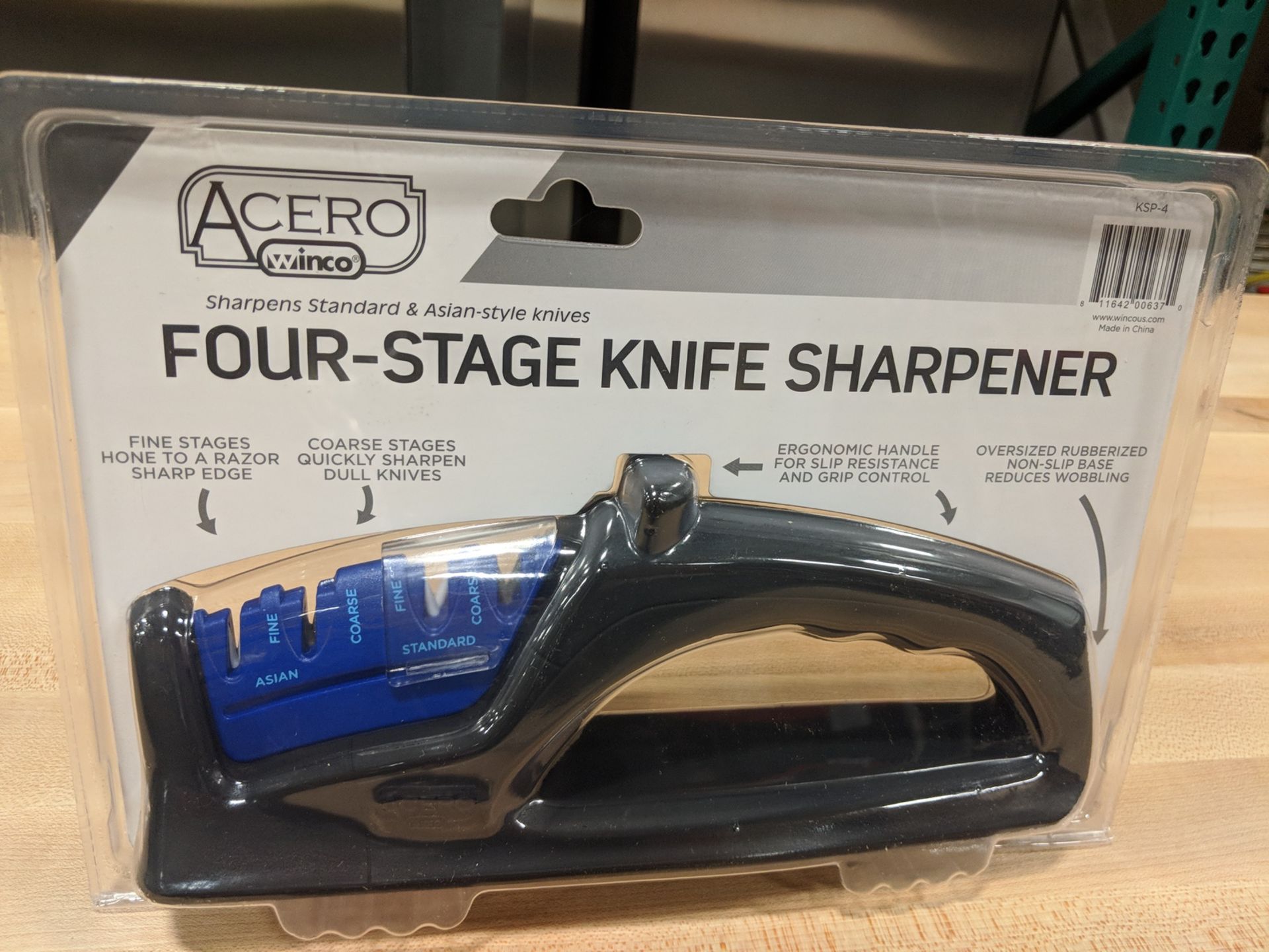 Four Stage Manual Knife Sharpener, Winco KSP-4 - Image 2 of 2