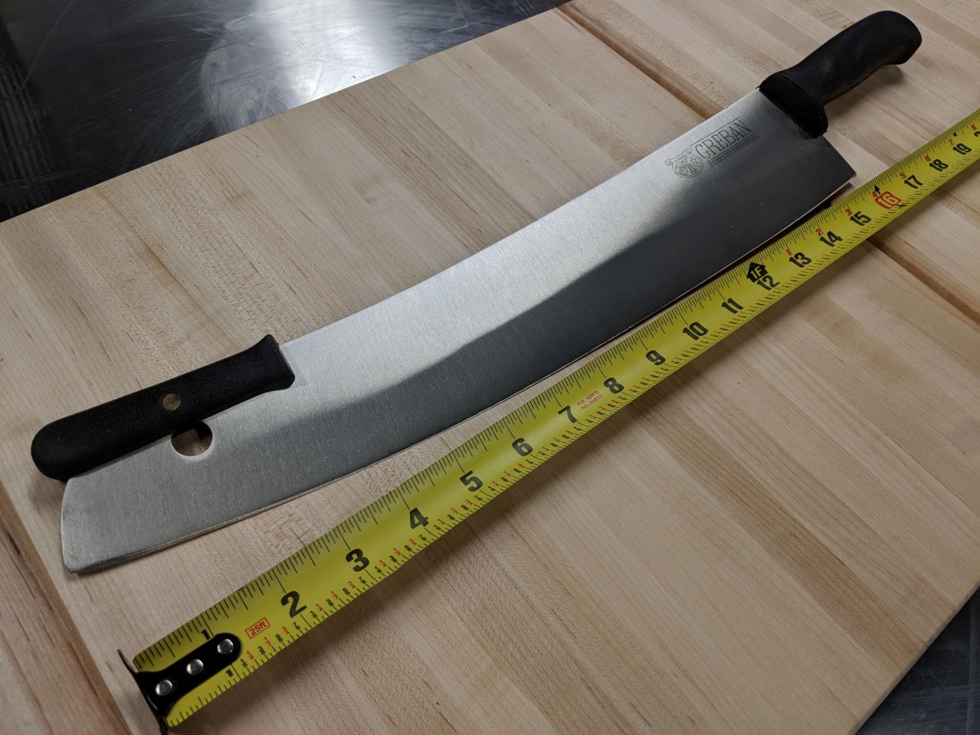 16" Pizza Knife w/Black Double Handle - Image 4 of 4