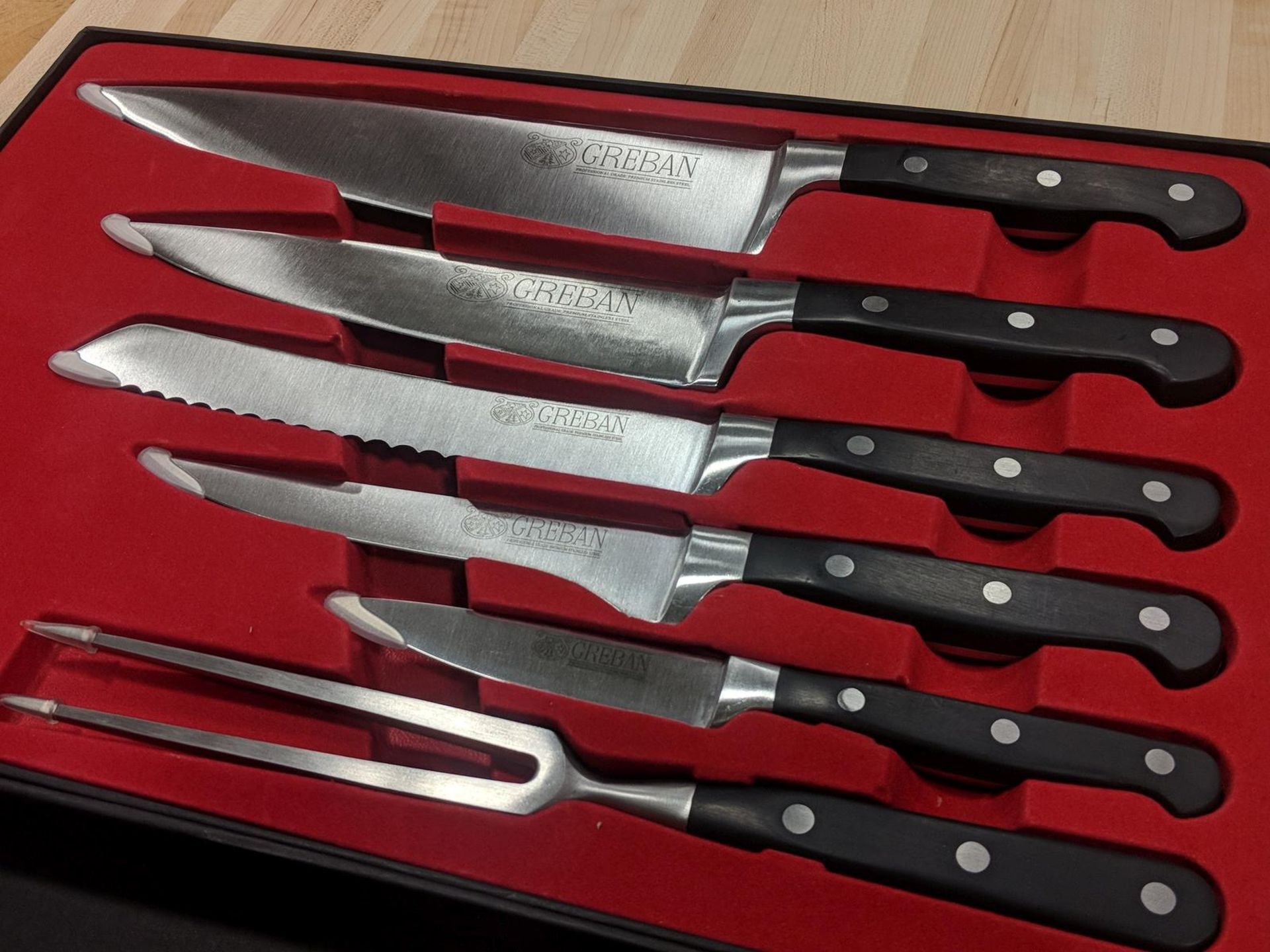 6 Piece Forged Premium Stainless Steel Knife Set - Image 2 of 5