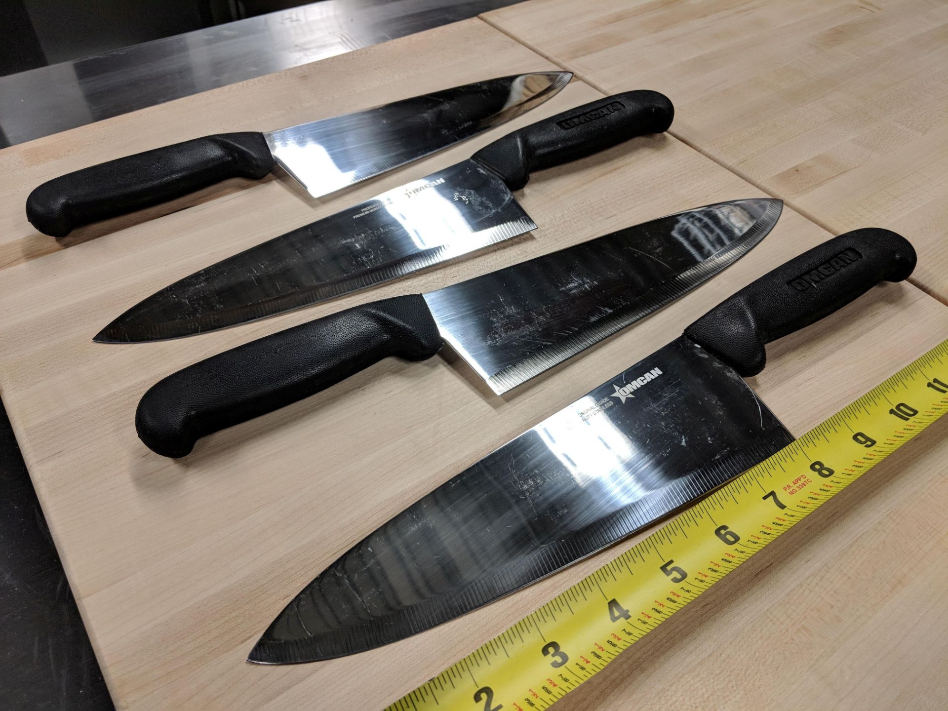 8" Black Omcan Medium Blade Cook Knives - Lot of 4 - Image 3 of 5