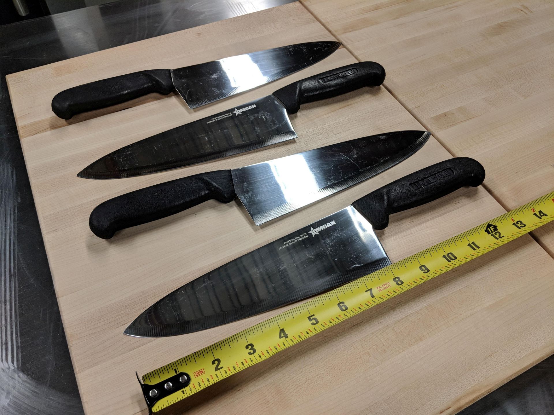 8" Black Omcan Medium Blade Cook Knives - Lot of 4 - Image 2 of 5